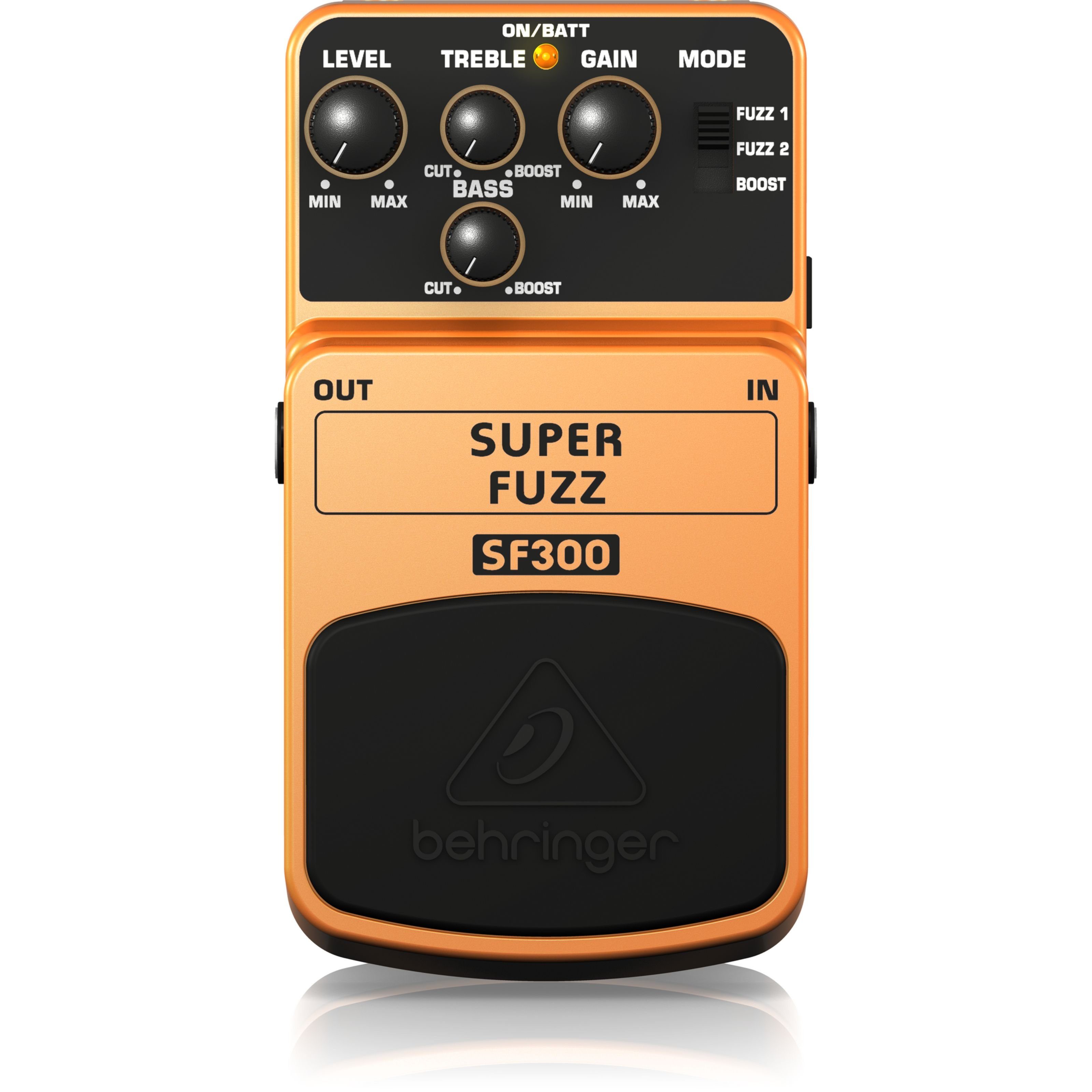 Behringer Musikinstrumentenpedal, (Effekte, Verzerrer), SF300 Super Fuzz - Verzerrer für Gitarren