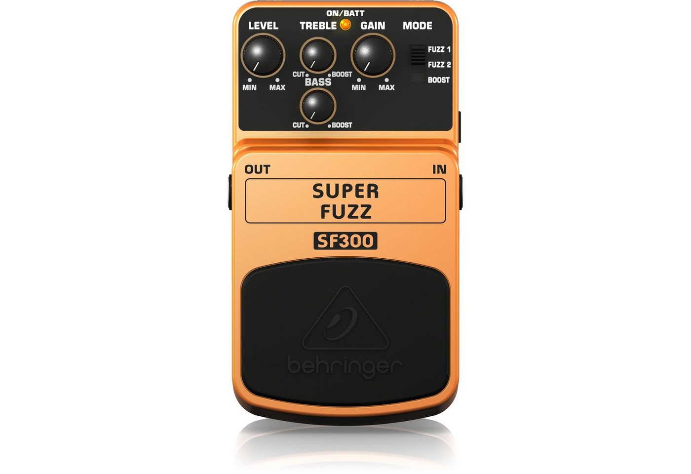 Behringer Musikinstrumentenpedal, (Effekte, Verzerrer), SF300 Super Fuzz - Verzerrer für Gitarren