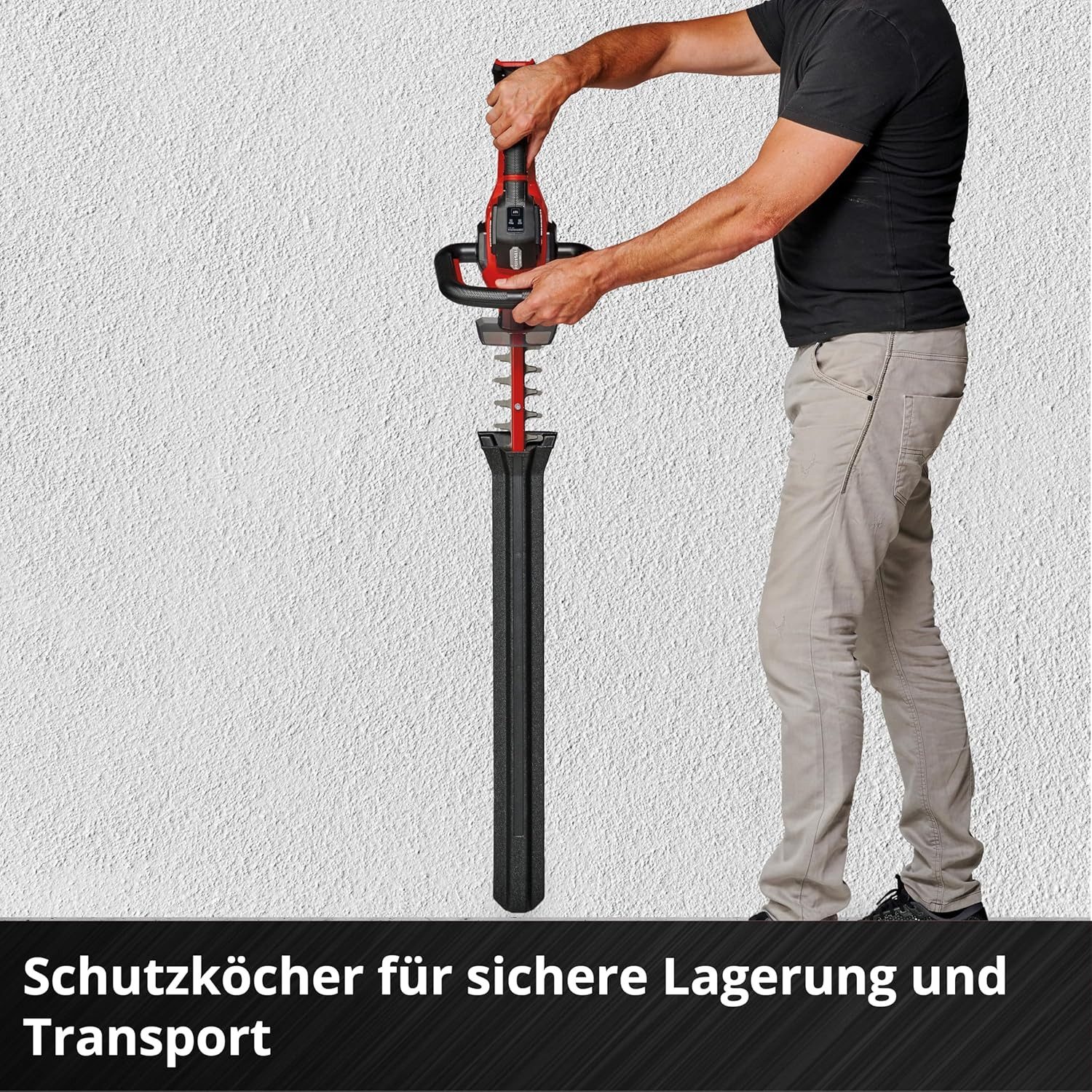 Einhell Akku-Heckenschere Akku-Heckenschere GP-CH 18/61 Li BL- ABS mie Akku 18V + Pflegespray