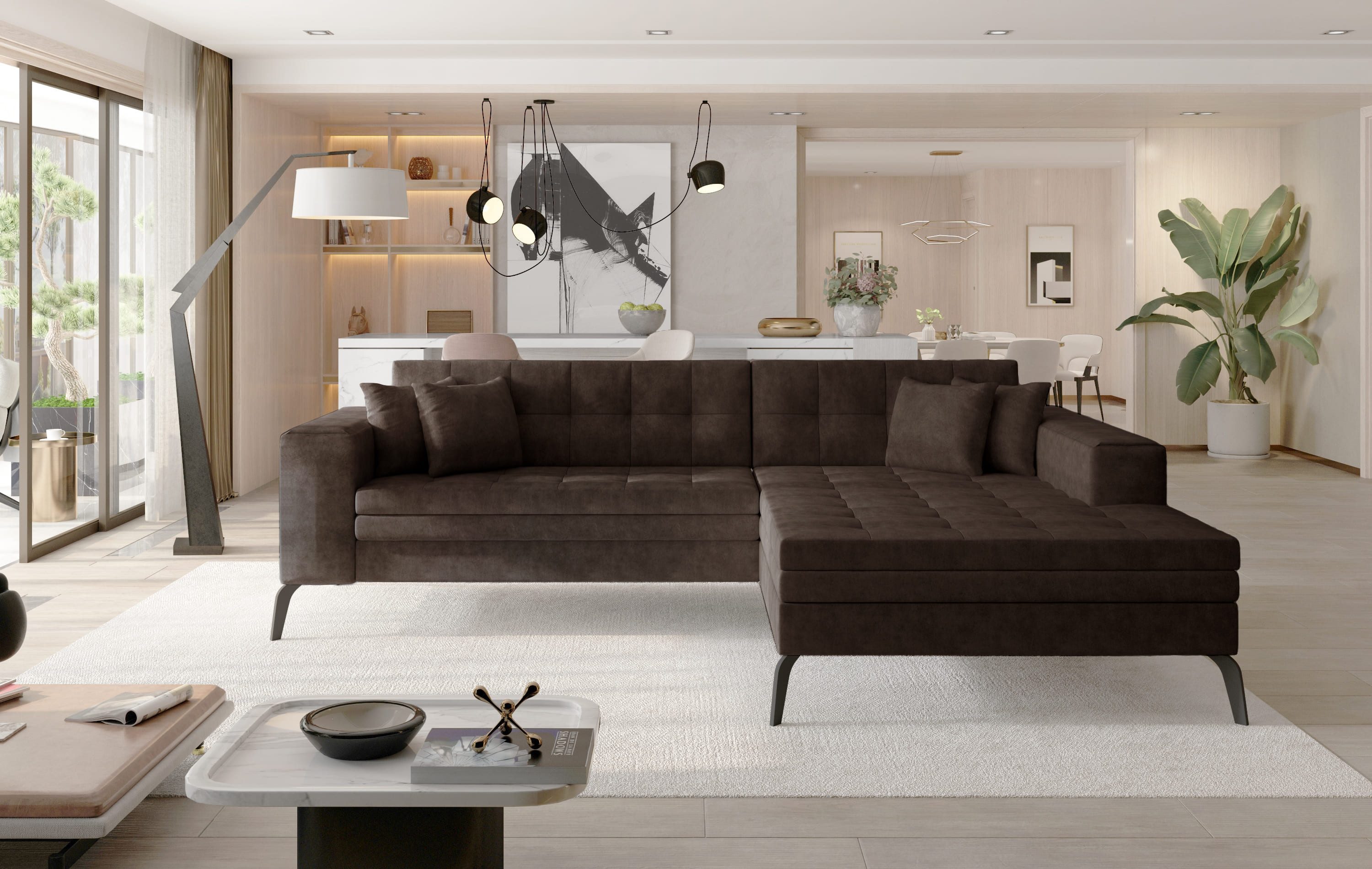 MF Design Polsterecke Sokka, mit Bettfunktion
