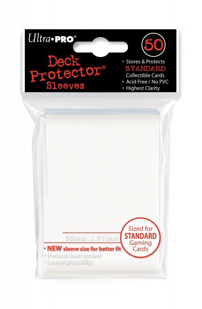 Ultra Pro Sammelkarte Ultra Pro Deck Protectors Powder White (50 Stk)