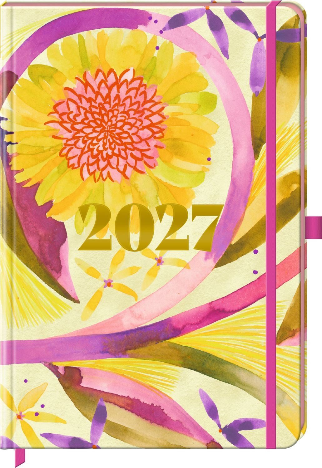 Coppenrath Wandkalender Wochenkalender 2027 - Yellow
