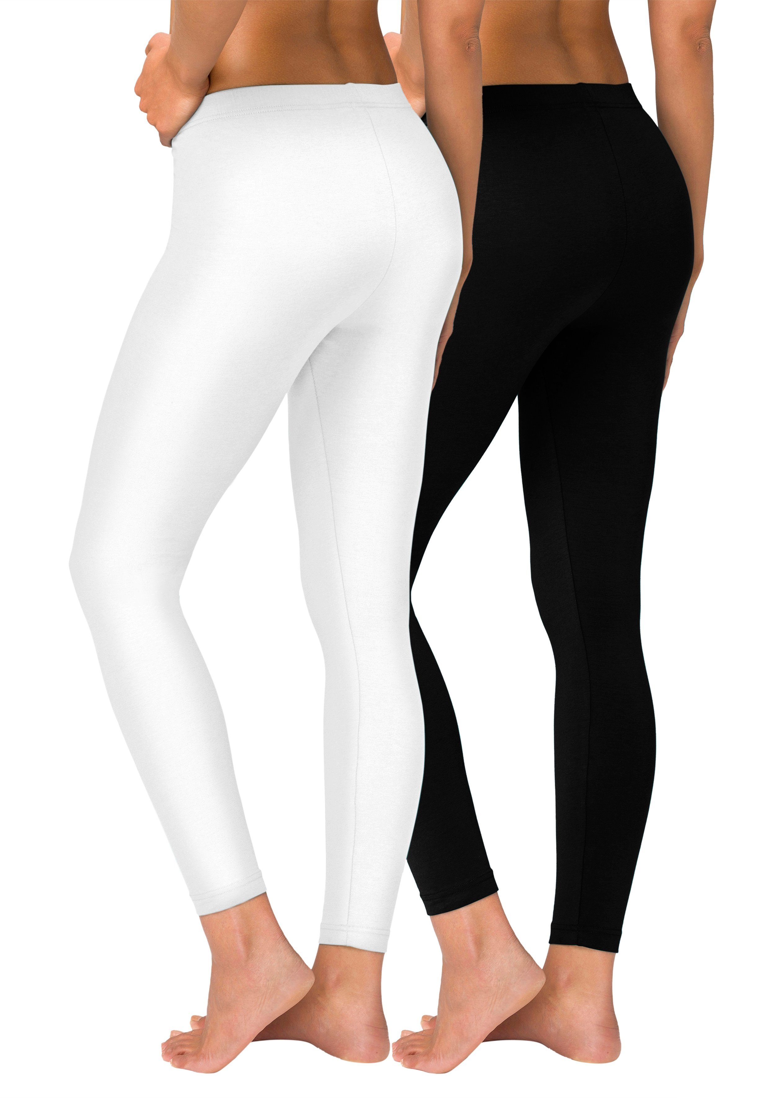 vivance active Leggings (2er-Pack) mit Gummibund, Loungewear