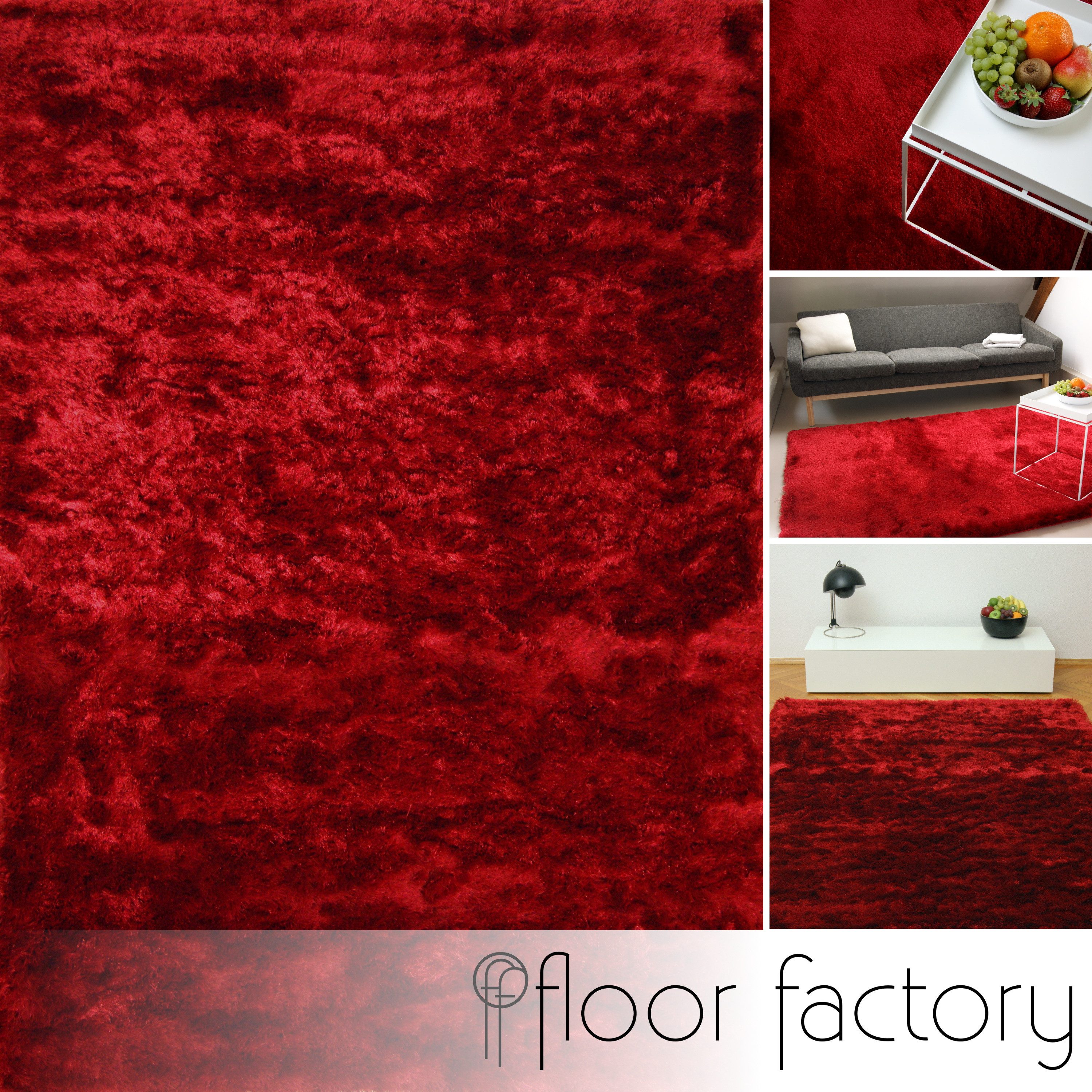 floor factory Hochflor-Teppich Satin, rechteckig, Höhe: günstig online kaufen