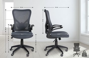 CLP Schreibtischstuhl Hudson, Bürostuhl ergonomisch 360° drehbar