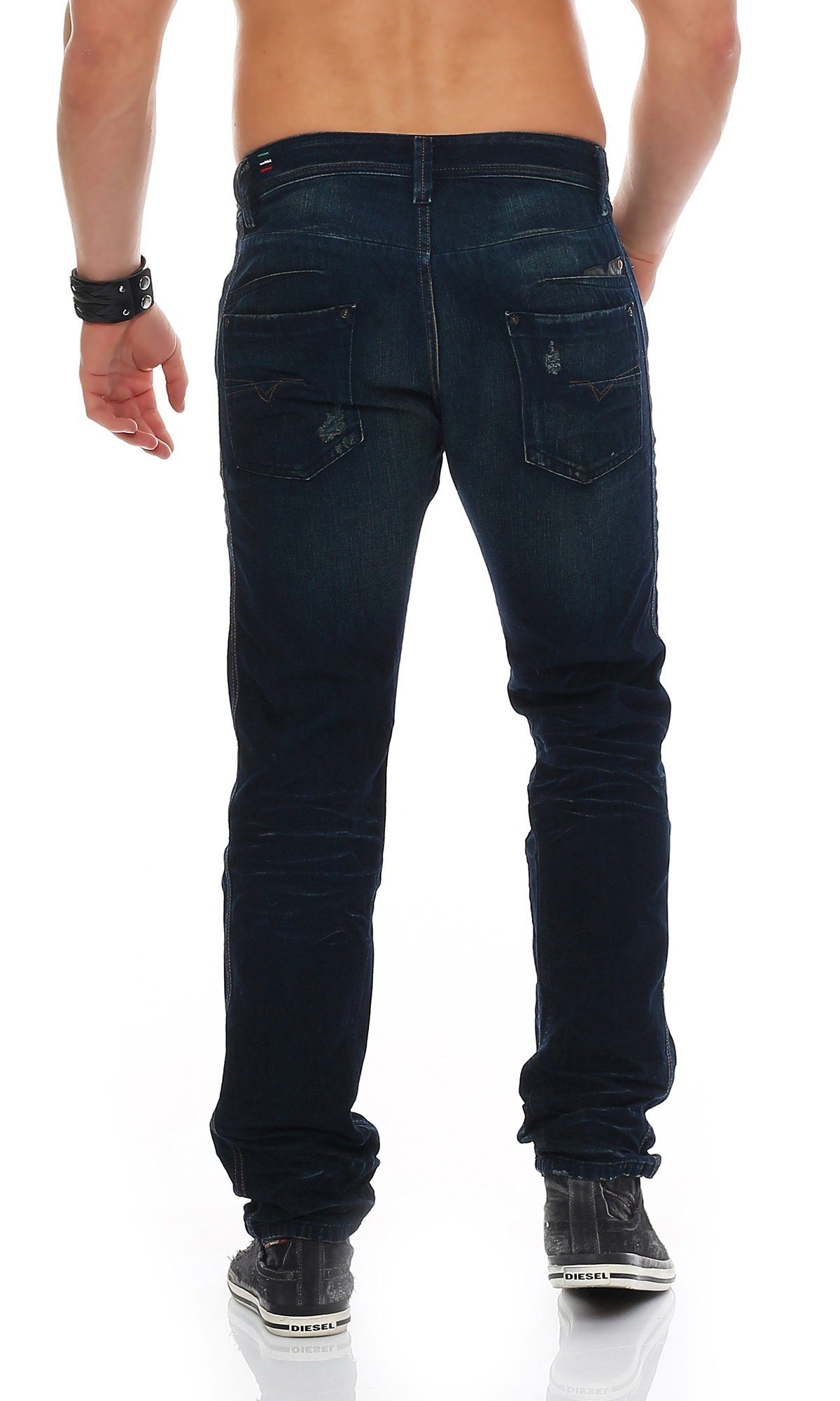 Diesel Regular-fit-Jeans Herren Denim Jeans Darron 0809V Dirty New Age Kollektion 5-Pocket-Style, ohne Stretch-Anteil – Bild 4 von 4