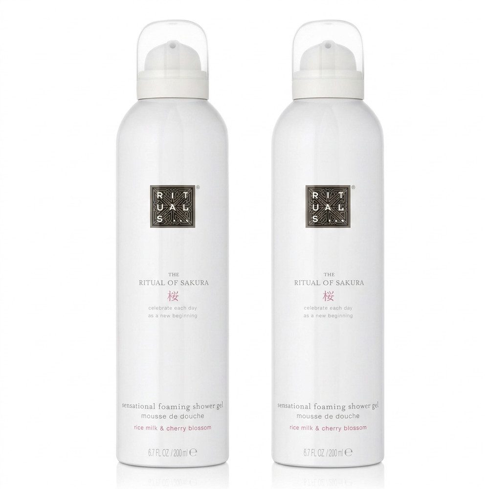 Rituals Duschgel Rituals Duschgel Sakura 2er Set, 1-tlg., Praktisches Duschgel-Vorratsset