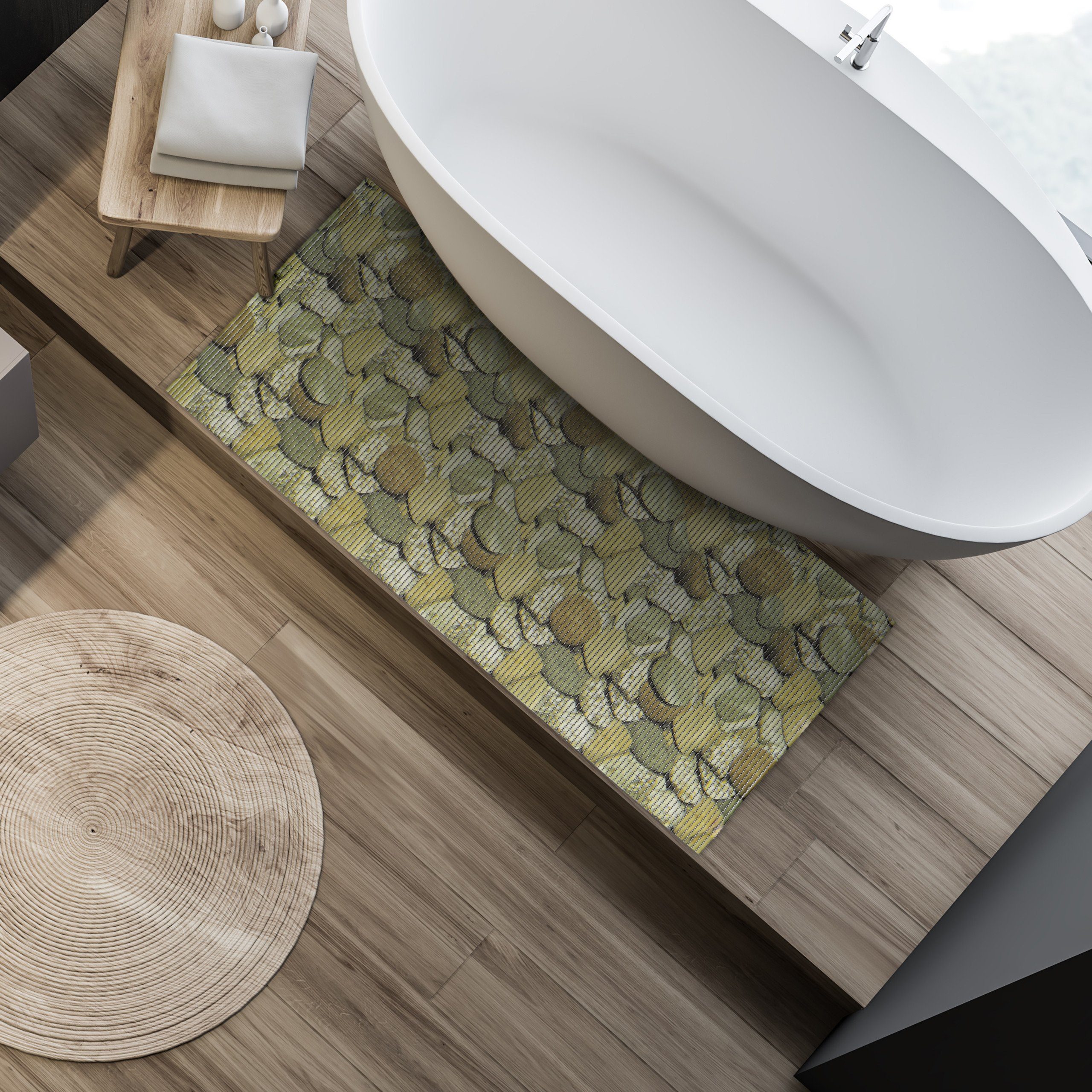 relaxdays Schaum-Badematte Weichschaummatte Badezimmer, Höhe 5 günstig online kaufen
