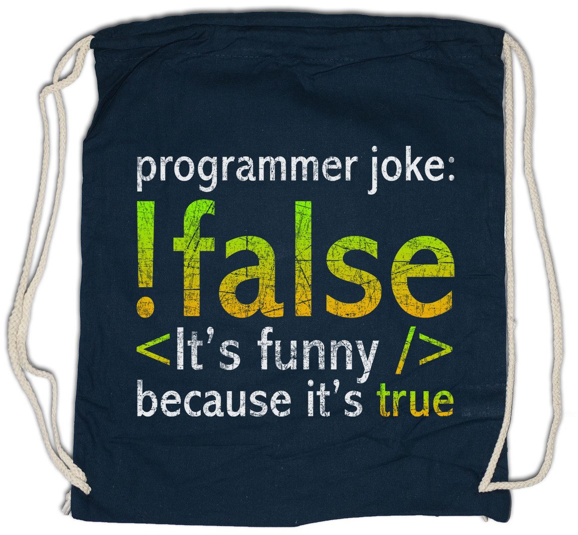 Turnbeutel Programmer Joke Turnbeutel Informatiker Informatik Computer Science
