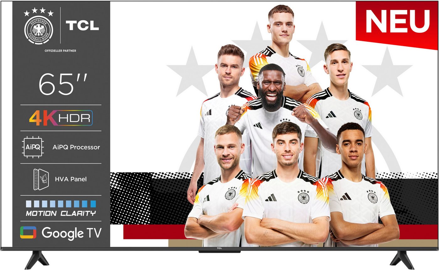 TCL 65V6CX1 LED-Fernseher (164 cm/65 Zoll, 4K Ultra HD, Google TV, Smart-TV) schwarz ! RABATT: 18.77% TCL 65V6CX1 LED-Fernseher (164 cm/65 Zoll, 4K Ultra HD, Google TV, Smart-TV) schwarz ! RABATT: 18.77%