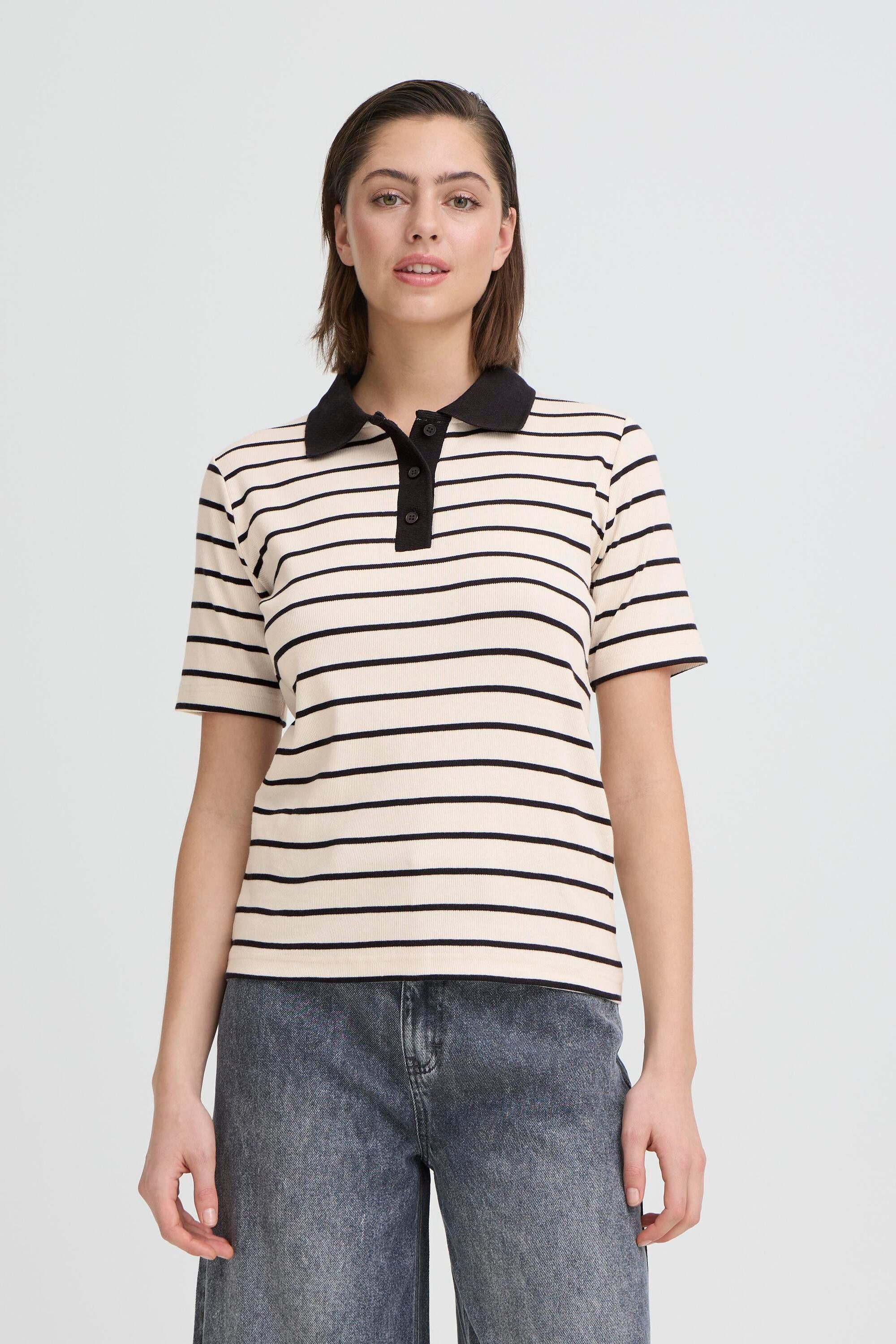 Pulz Jeans T-Shirt Kurzarm-Bluse PZALLESIA