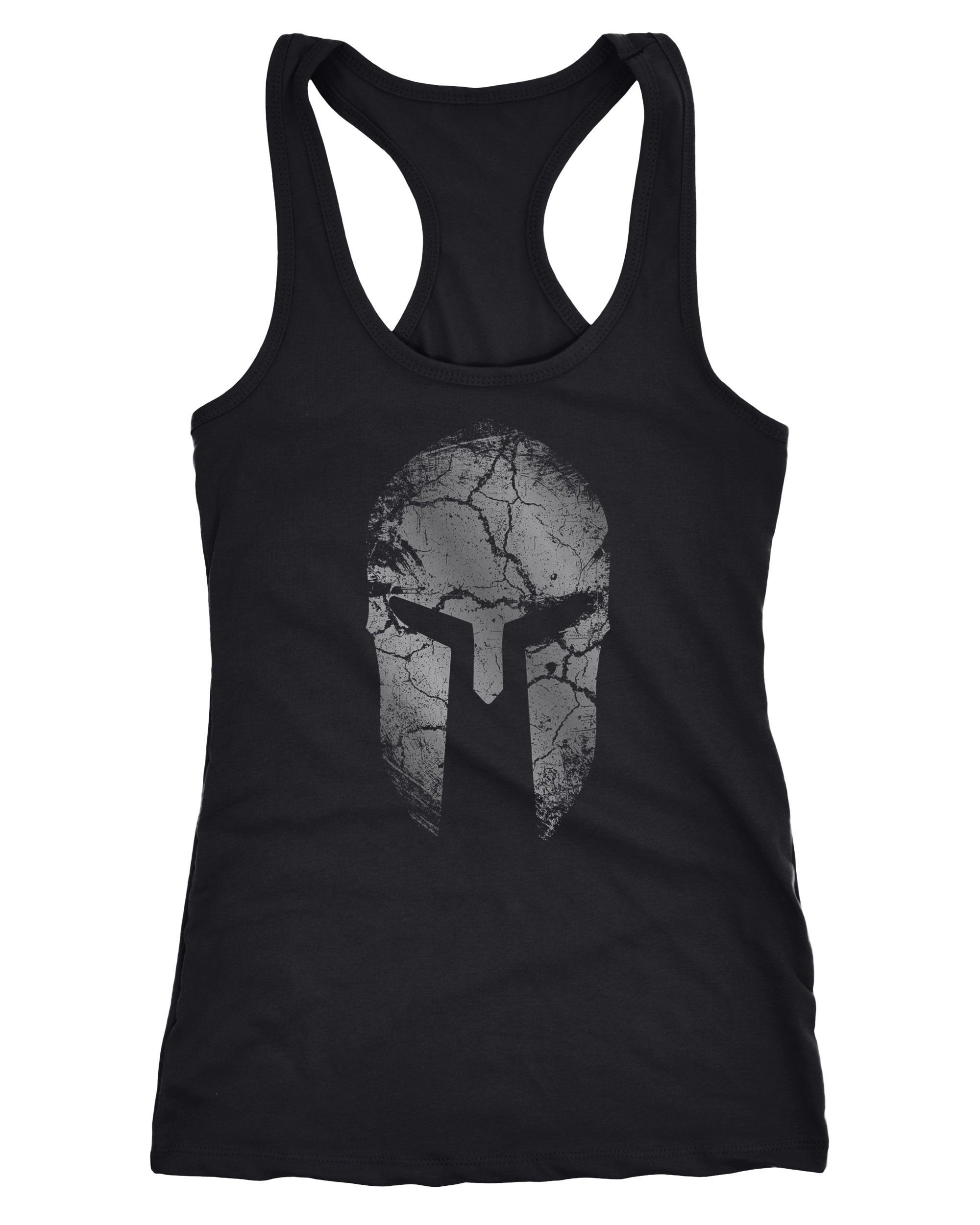 Neverless Tanktop Damen Tank-Top Aufdruck Sparta günstig online kaufen