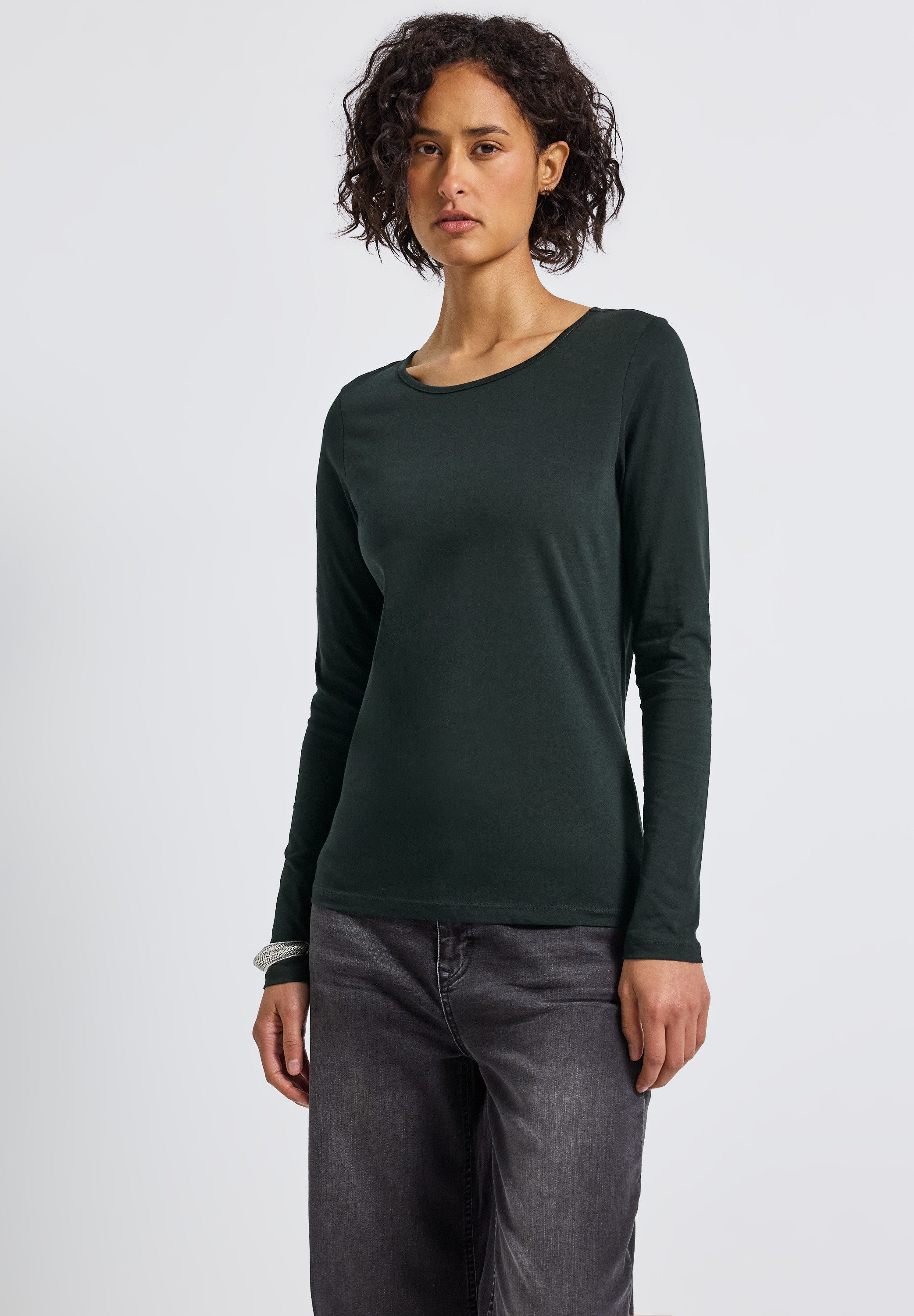 STREET ONE Langarmshirt Basic