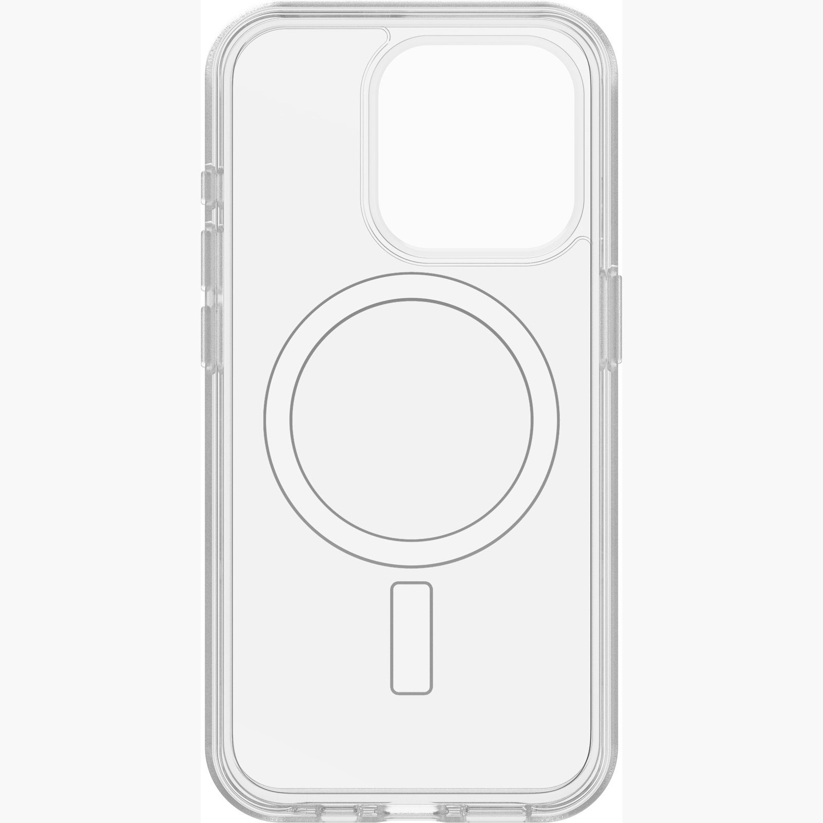 Otterbox Backcover Symmetry Hülle Apple iPhone 15 Pro, MagSafe inkl Schutzglas, 3x getestet nach Militärstandard und Premium Glass Displayschutz