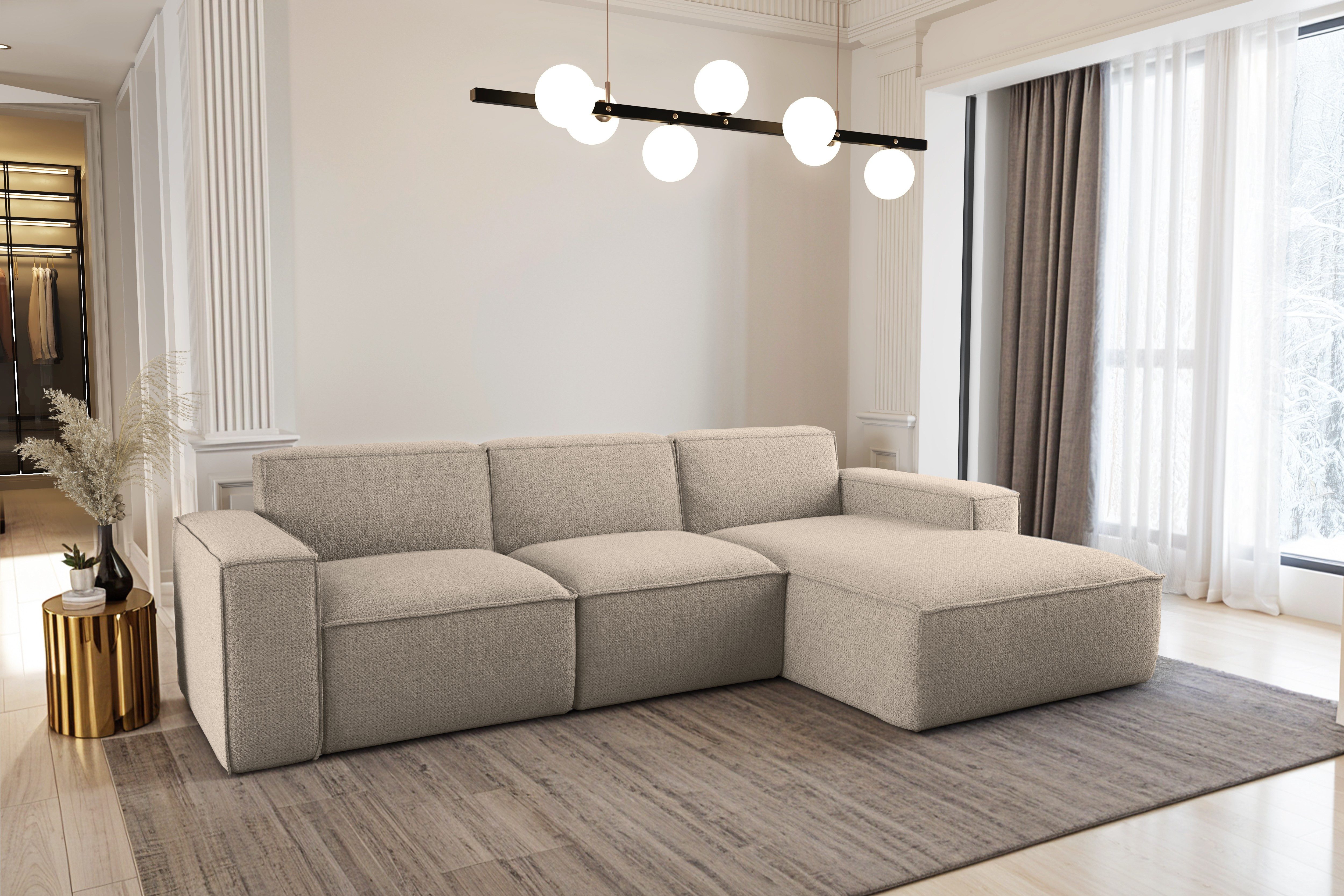 Kaiser Möbel Ecksofa Eckcouch SIENA L-Form, günstig online kaufen