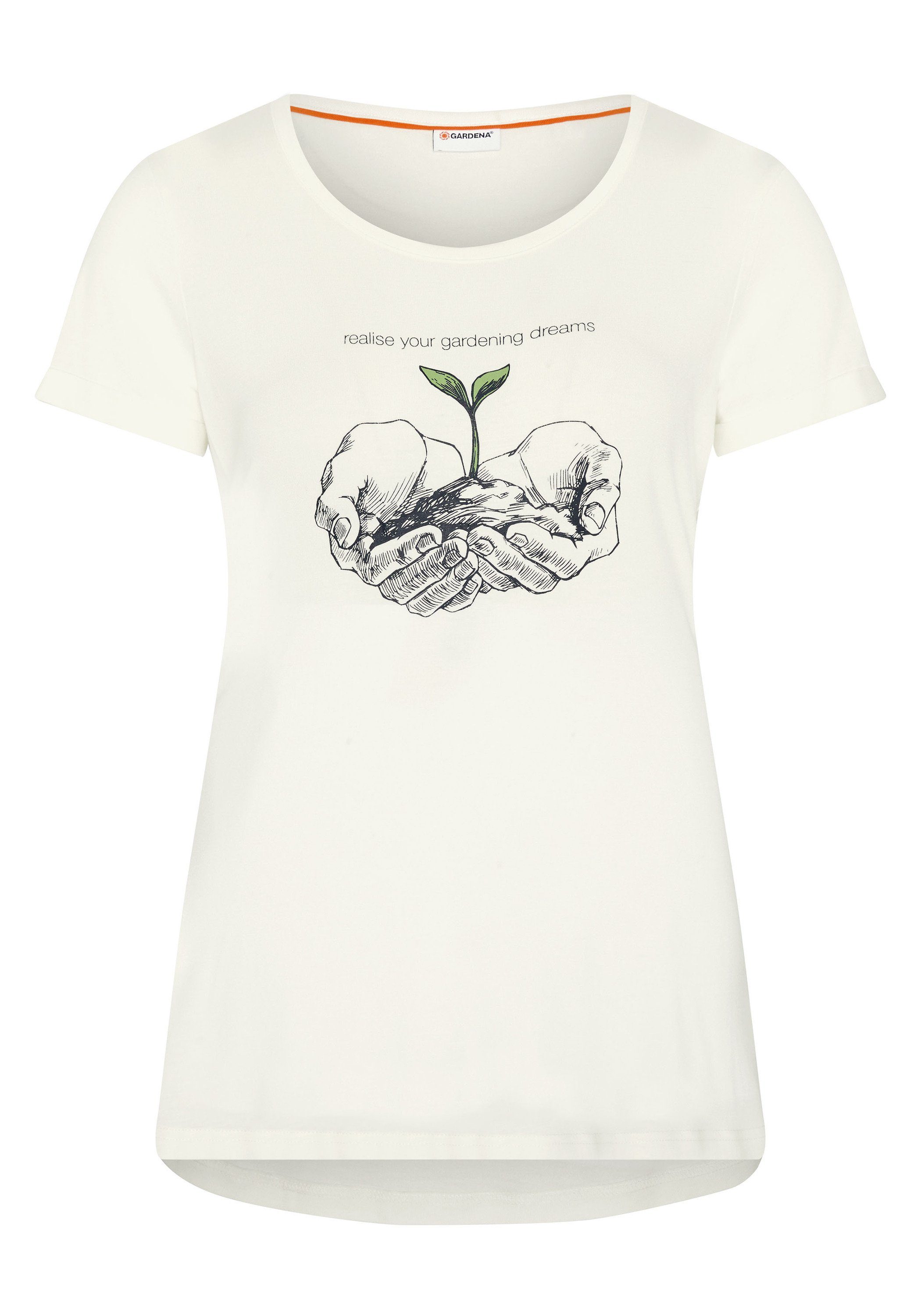 GARDENA Print-Shirt im Gardening-Print-Look günstig online kaufen