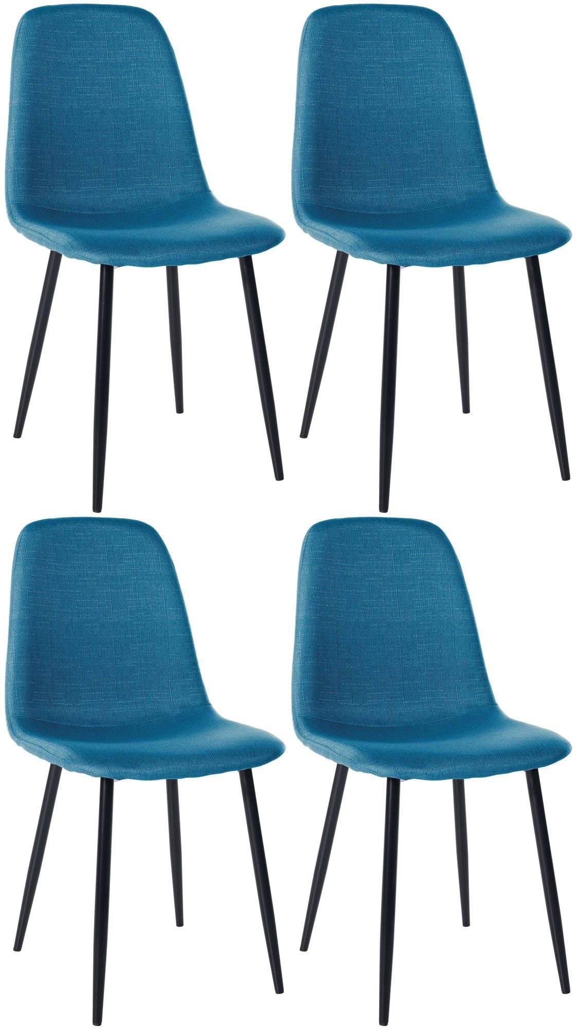 CLP Esszimmerstuhl Napier (4er Set), Metall, günstig online kaufen