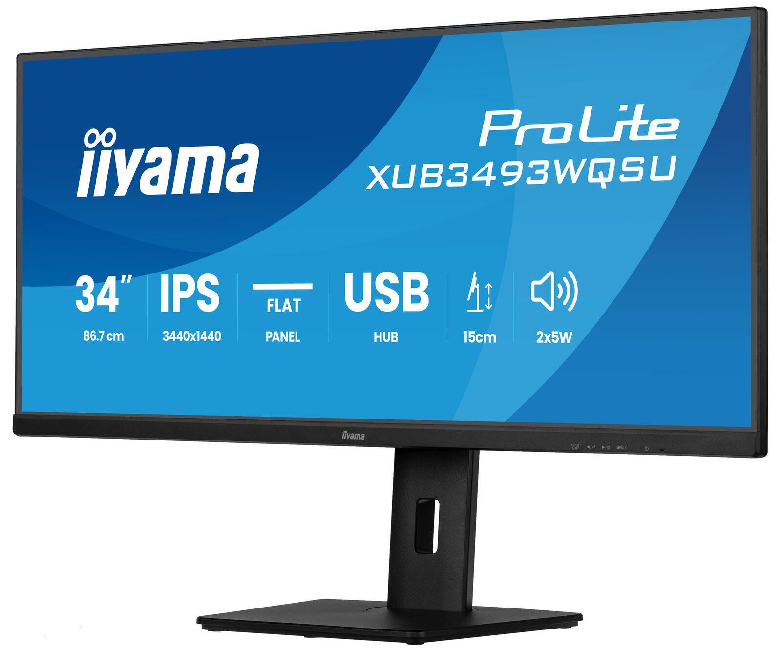 Iiyama iiyama ProLite XUB3493WQSU-B6 TFT-Monitor (3440 x 1440, 120 Hz, IPS Panel)