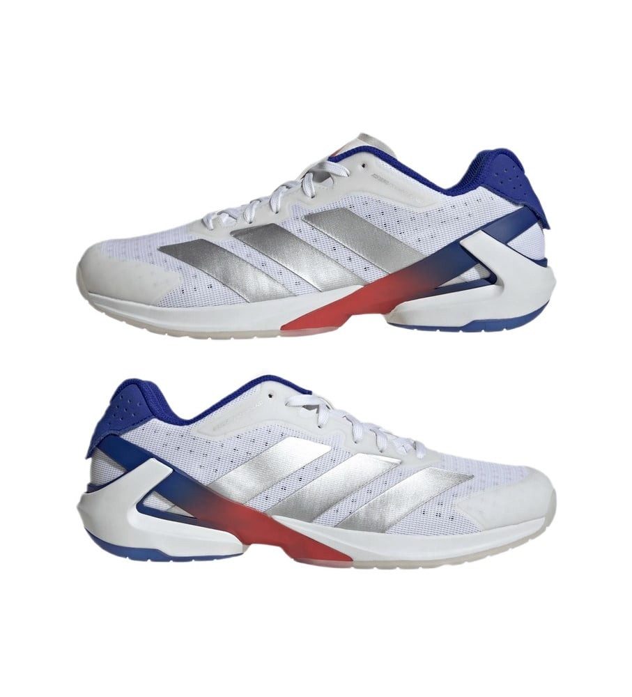 adidas Performance Hallen-Indoorschuhe Adizero Counterblast weiss/silber/blau Herren Badmintonschuh