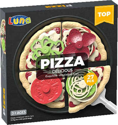 Diakakis Spielgeschirr Pizza Spiellebensmittel-Set 27-tlg. Spielküchen, (Set)