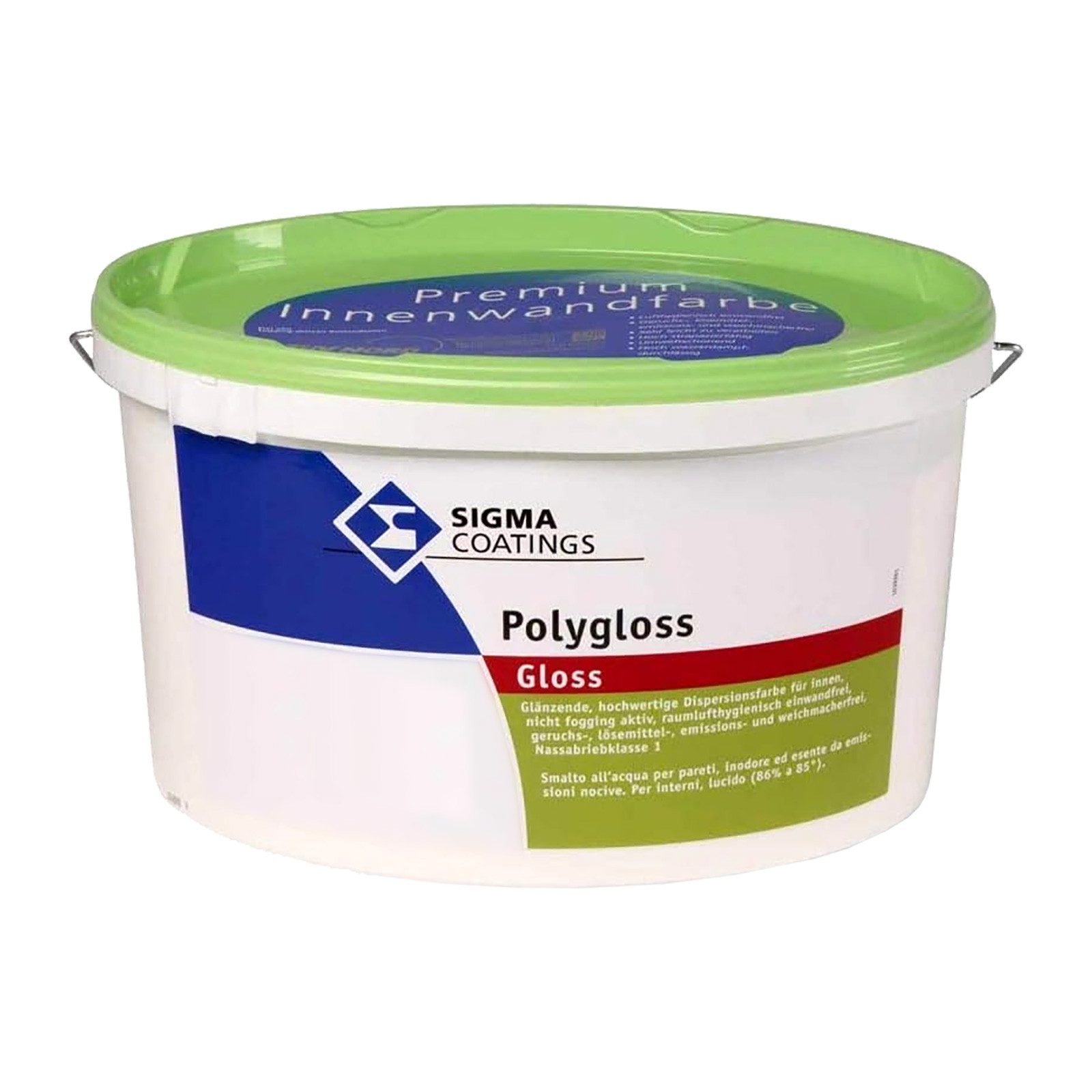 SIGMA Coatings Wandfarbe POLYGLOSS - 12.5 LTR (WEISS)