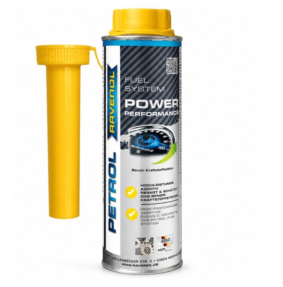 Ravenol Benzin-Stabilisator Petrol Power Performance 300 ml Benzin Kraftstoffadditiv, 0,3 l, Benzinadditiv zur Reinigung, Pflege & Verbrennungsoptimierung