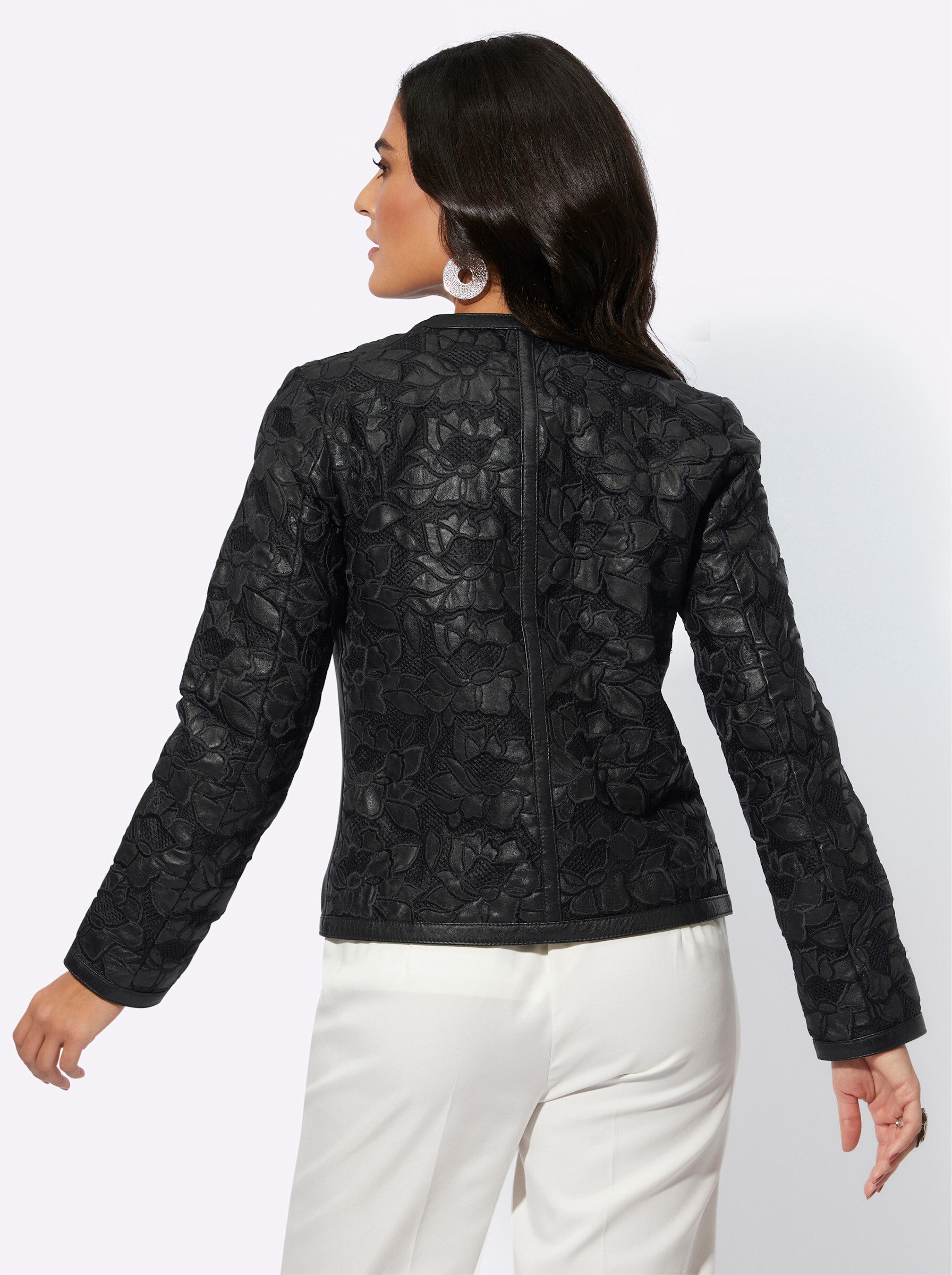 Mainpol Blusenblazer Lederblazer günstig online kaufen