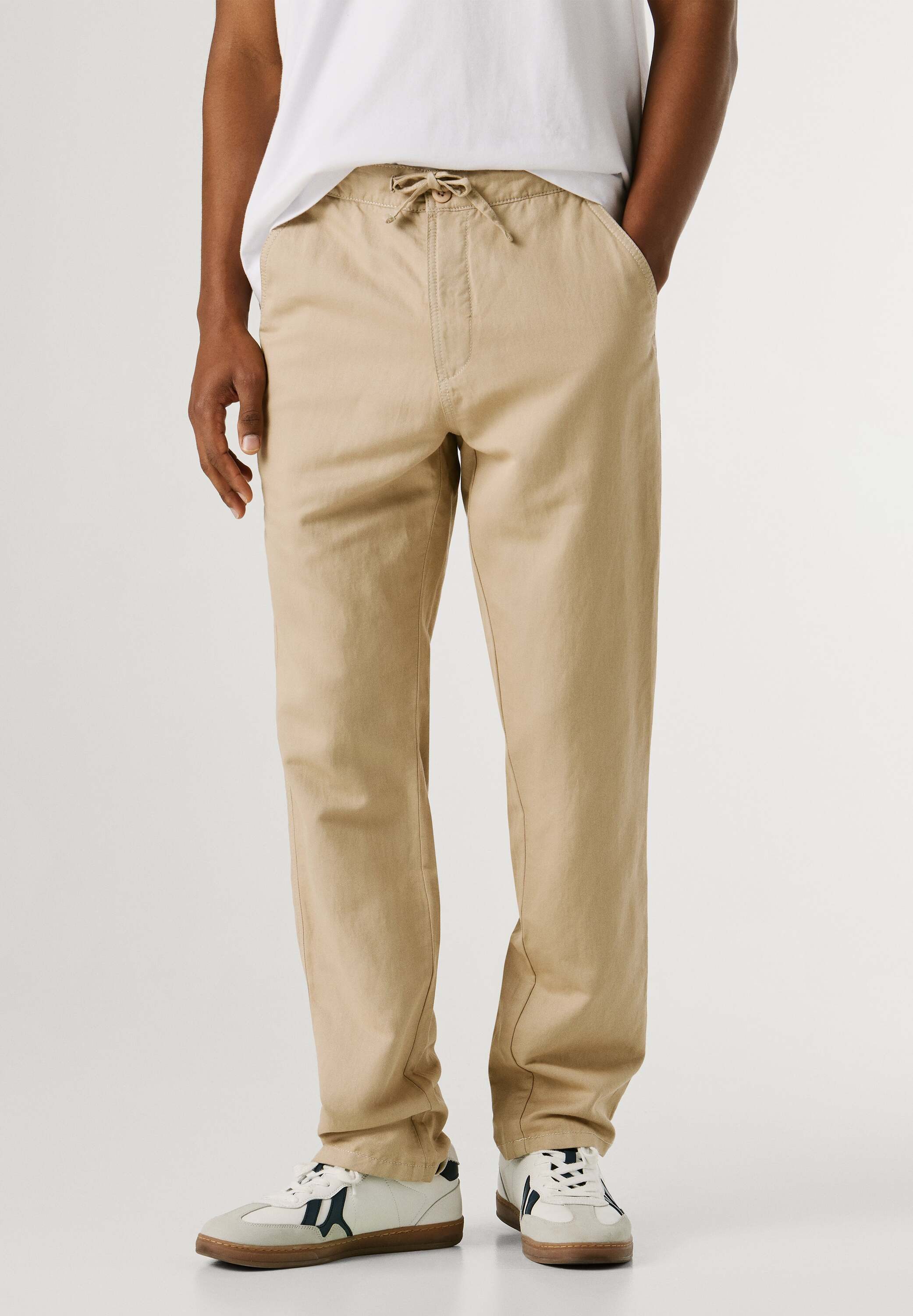 Pepe Jeans Chinohose chinos PULL ON COMFORT CHINO LINEN