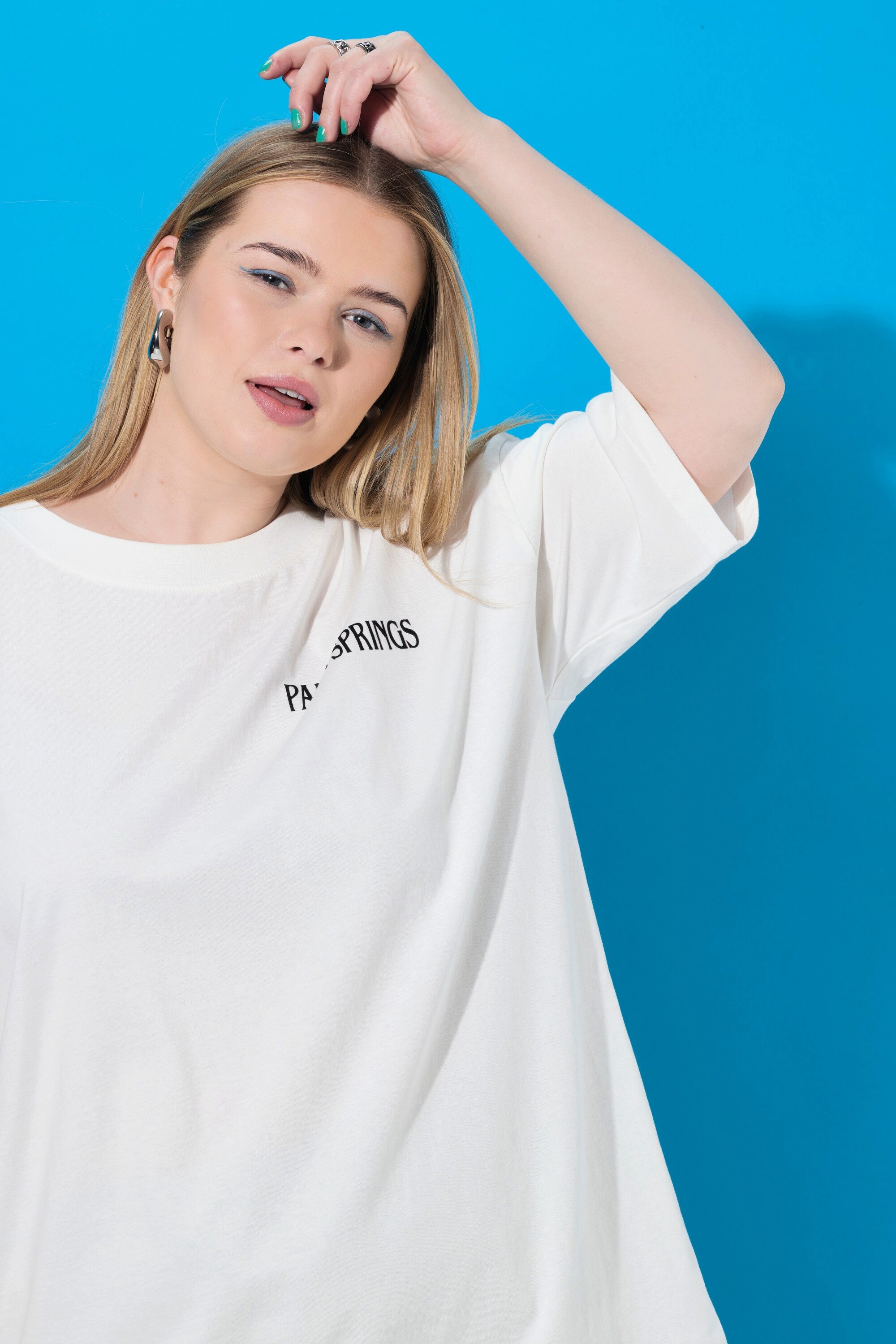Studio Untold T-Shirt T-Shirt Oversize Shape Halbarm Rückenprint