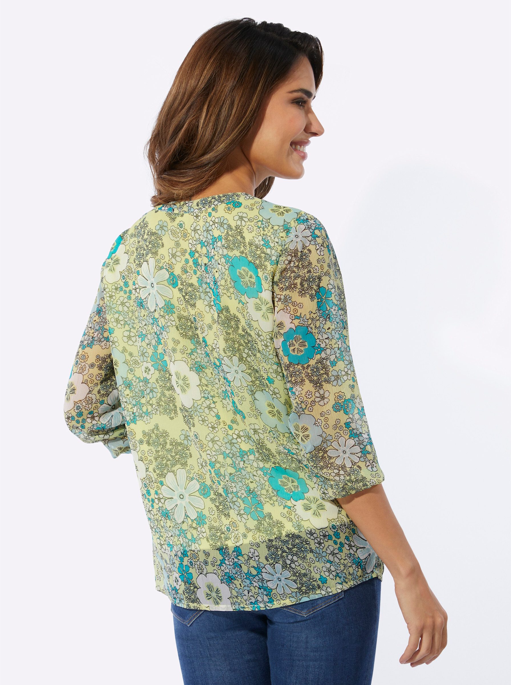 Sieh an! Klassische Bluse Schlupfbluse günstig online kaufen