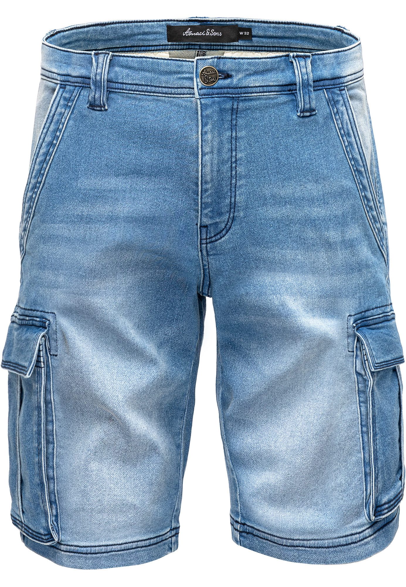 Amaci&Sons Cargoshorts FORT LEE Jeansshorts Herren günstig online kaufen