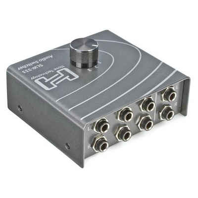 Hosa Audio SLW-333 Audio-Switcher Audio-Adapter 6,35-mm-Klinke zu 6,3mm Klinke