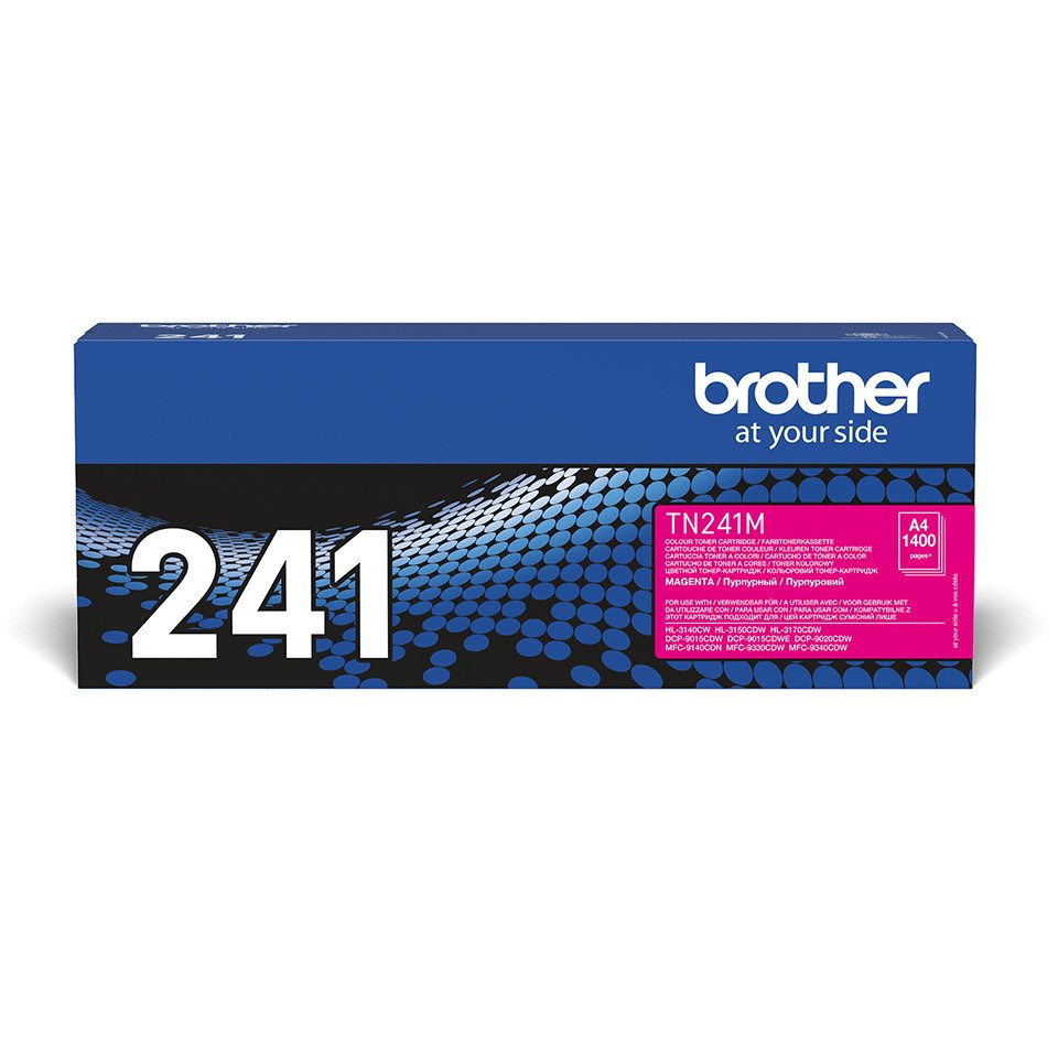 Brother Toner TN-241M Magenta (ca. 1400 Seiten) Tintenpatrone