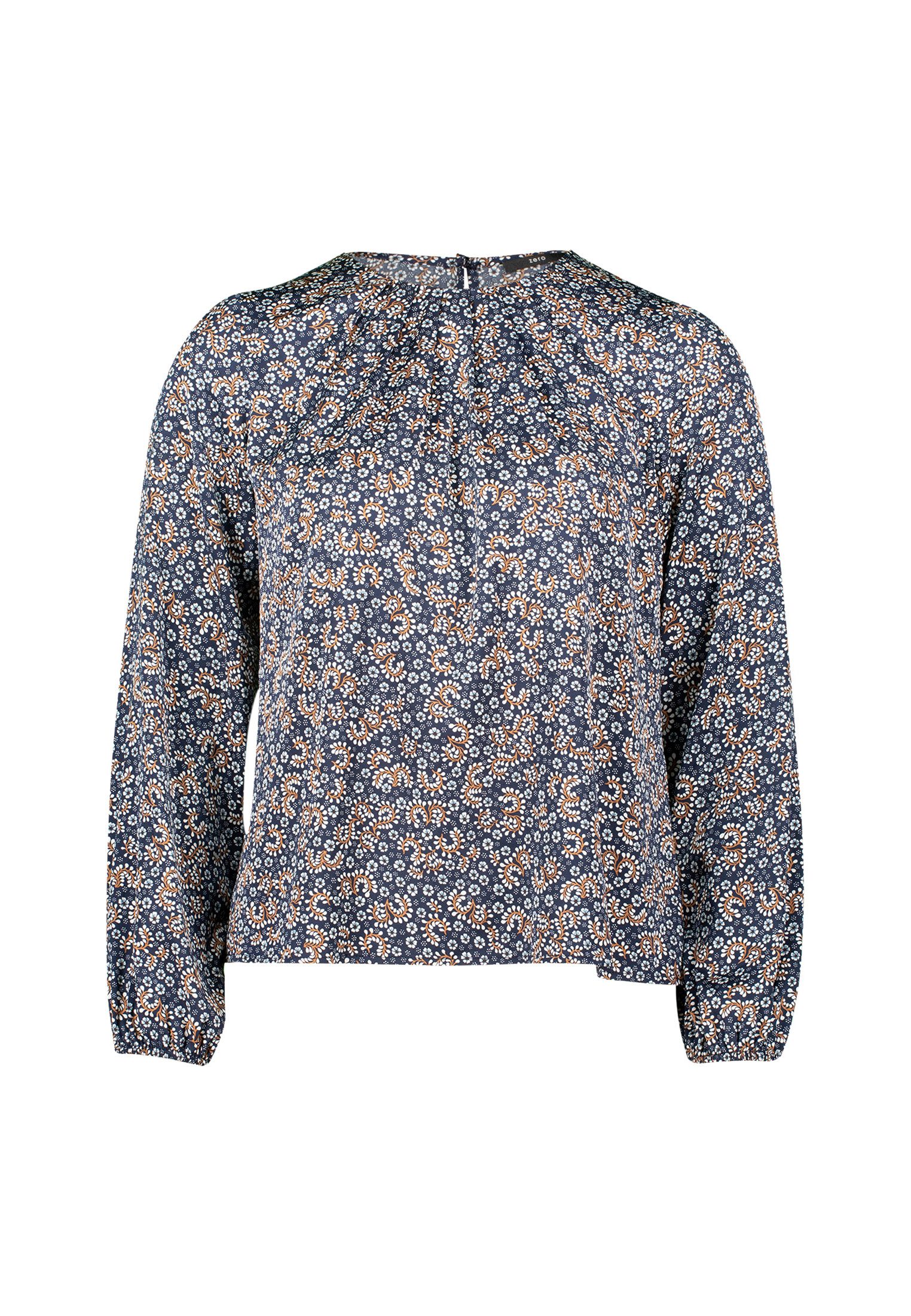 Zero Satinbluse Damen Satinbluse mit Paisleyprint günstig online kaufen