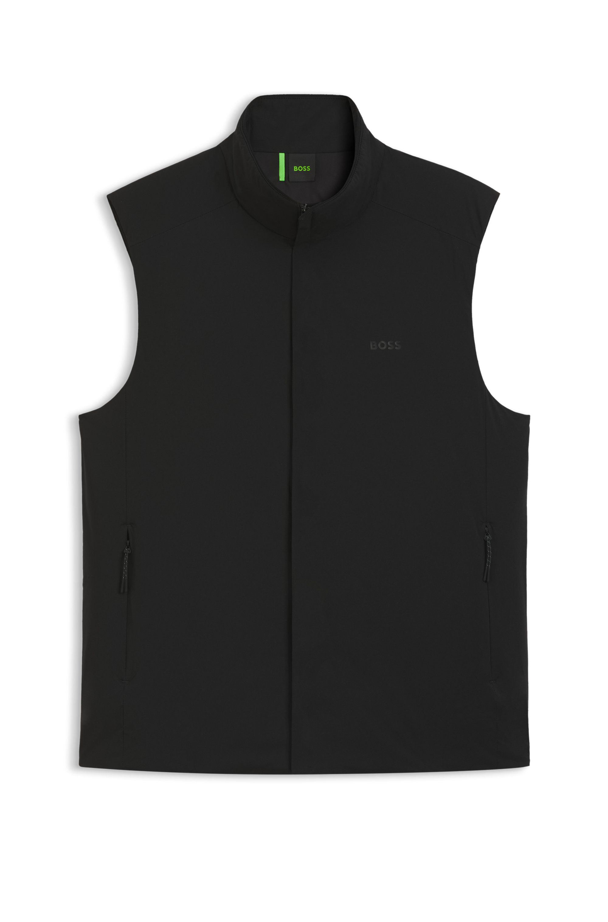 BOSS GREEN Funktionsweste Regular Fit, 4-Wege-Stretch-Qualität, Highloft-Stretch-Wattierung