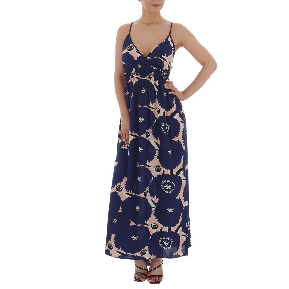 Ital-Design Sommerkleid Damen Freizeit Wickeloptik Geblümt günstig online kaufen