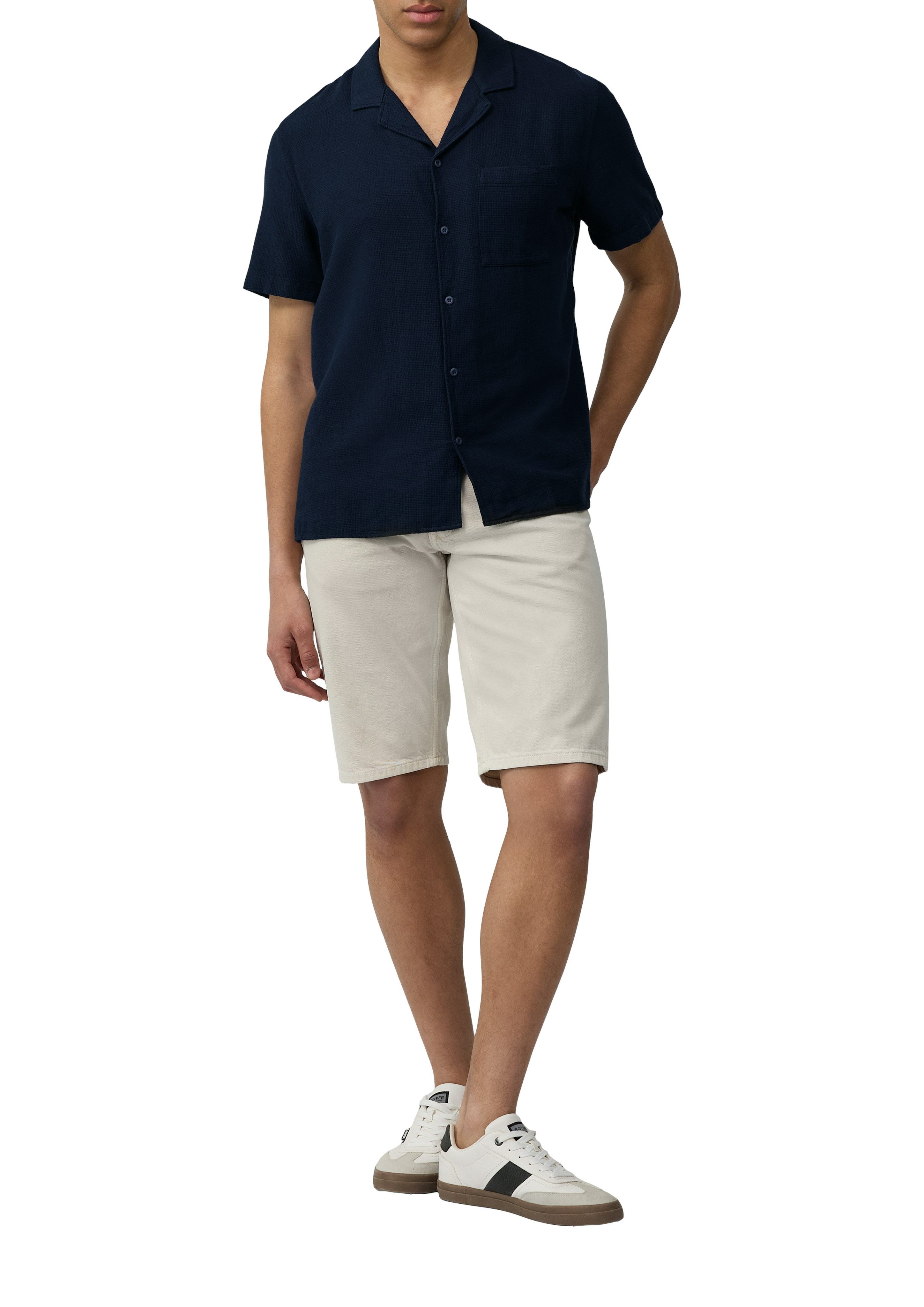 s.Oliver Kurzarmhemd mit Brust Tasche günstig online kaufen