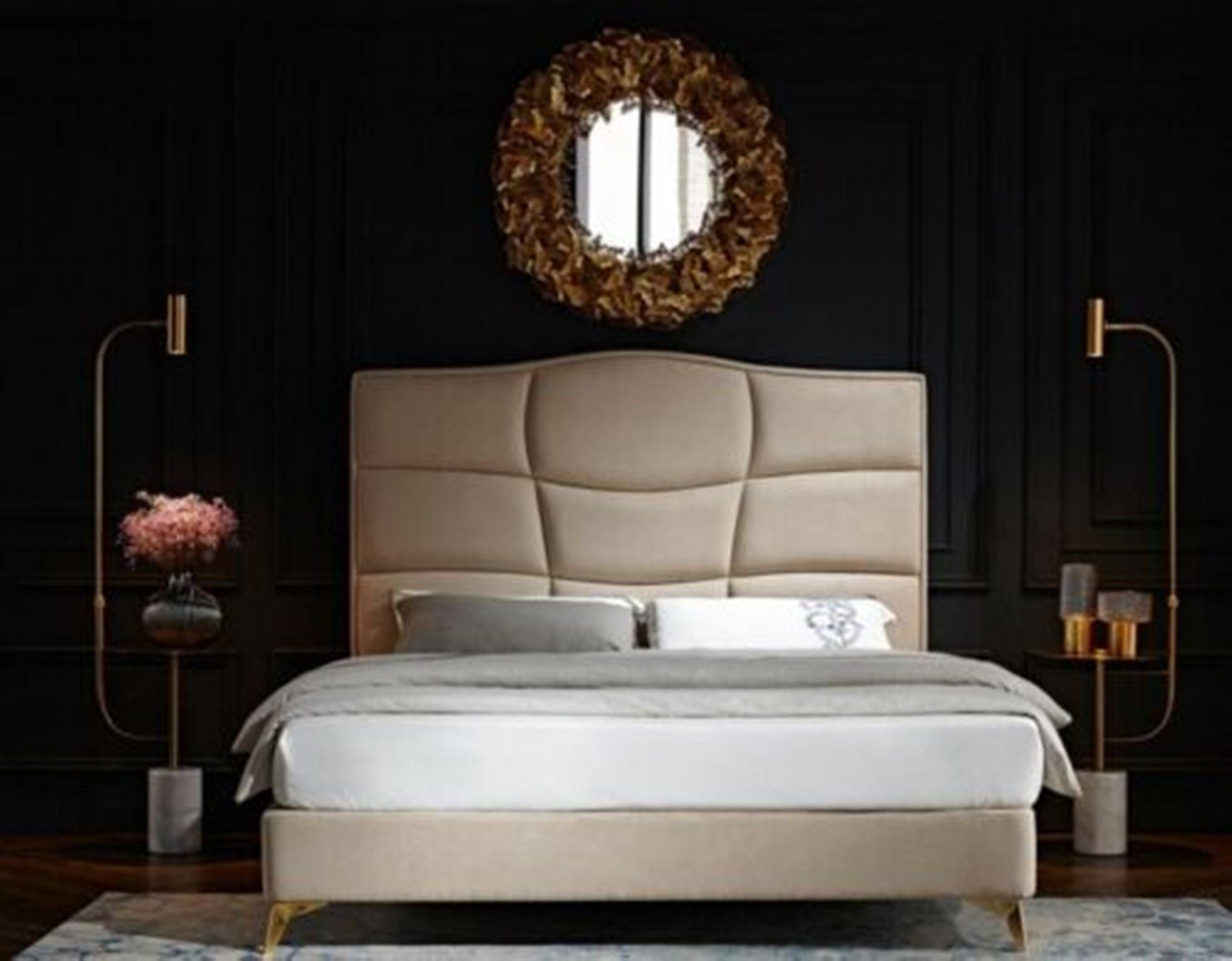 Schlafzimmer Betten Doppelbett Bett Neu Bett, 180x200cm JVmoebel Luxus
