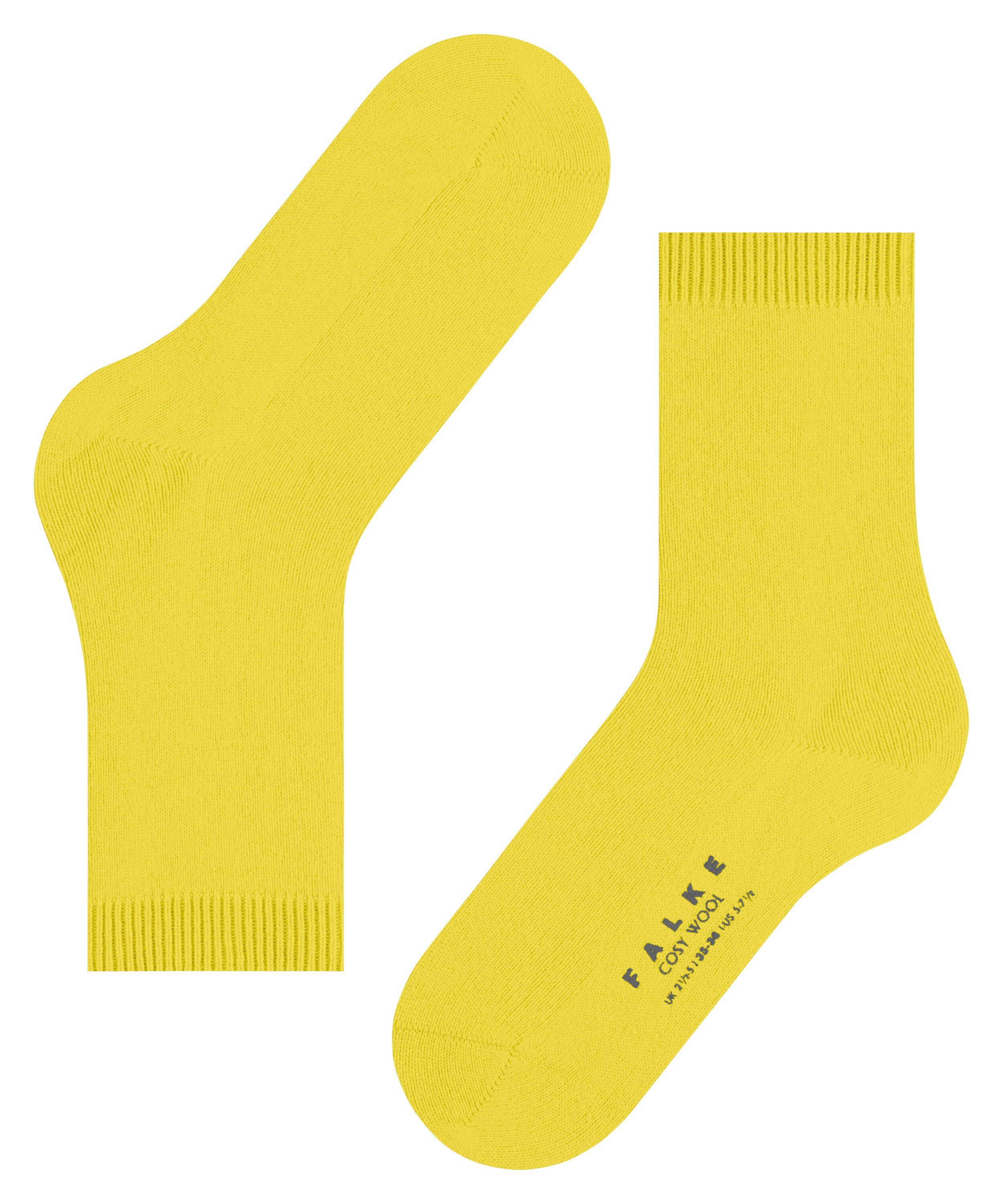 Wool (1-Paar) yellow-green FALKE Cosy Socken (1390)