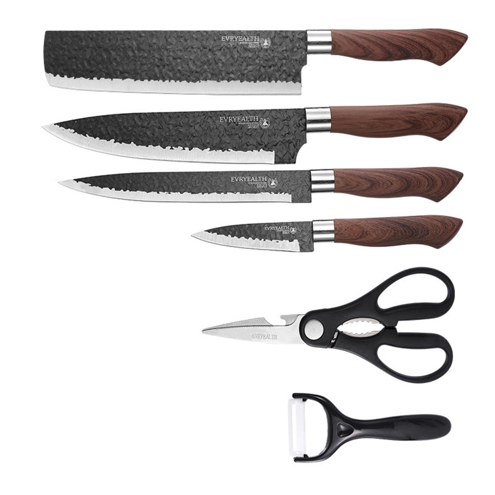 Fine Life Pro Ножи-Set (Set, 6-tlg), 3Cr13 Edelstahl, Küchenmesser Set mit Geschenkbox