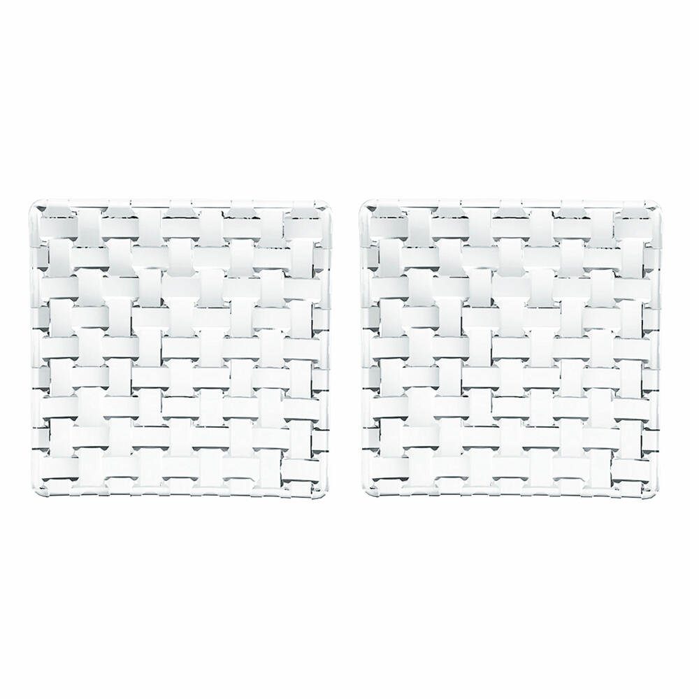Servierplatte Bossa Nova Quadratisch 2er Set 14 cm