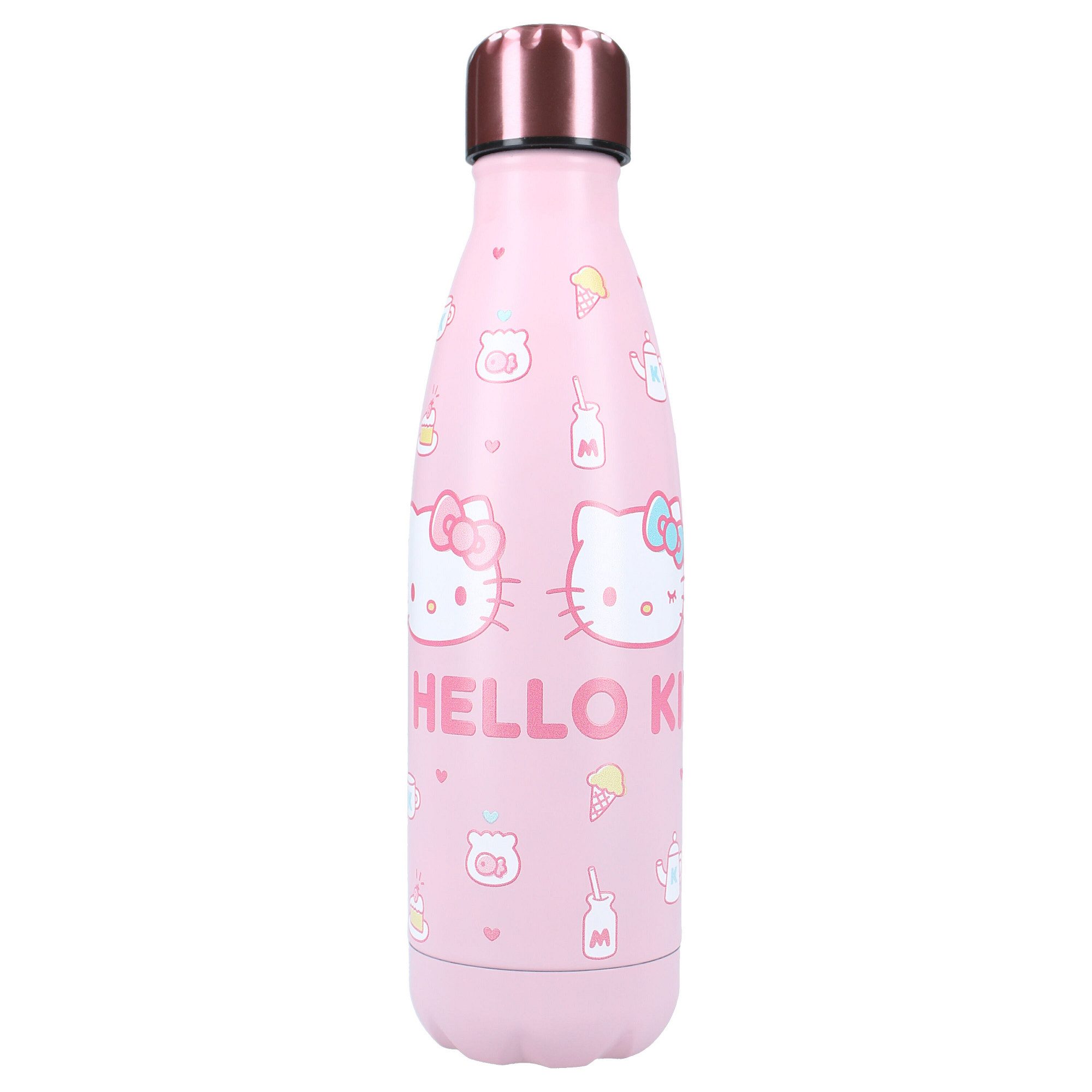 Hello Kitty Trinkflasche 700ml Edelstahl Trinkflasche – Wasserflasche für Schule & Freizeit