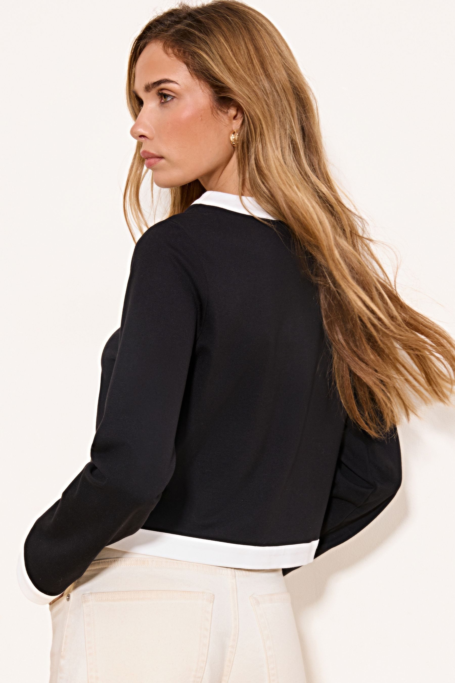 LIPSY Kurzjacke Lipsy Regular Fit Jakett mit Randstreifen, Regular (1-St)