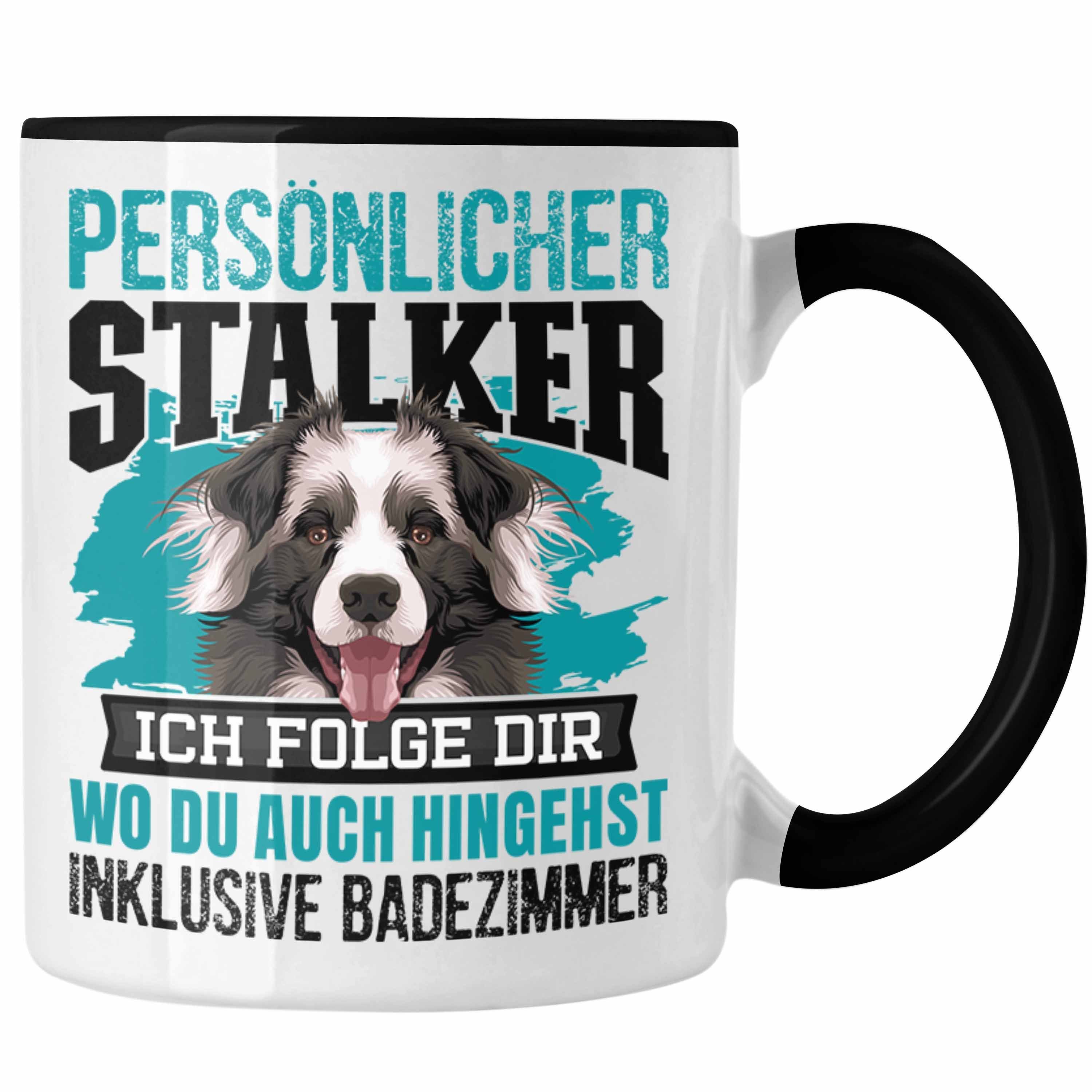 Hundebesitzer Collie Tasse Border Geschenk Schwarz K Bordercollie Trendation Tasse Geschenkidee