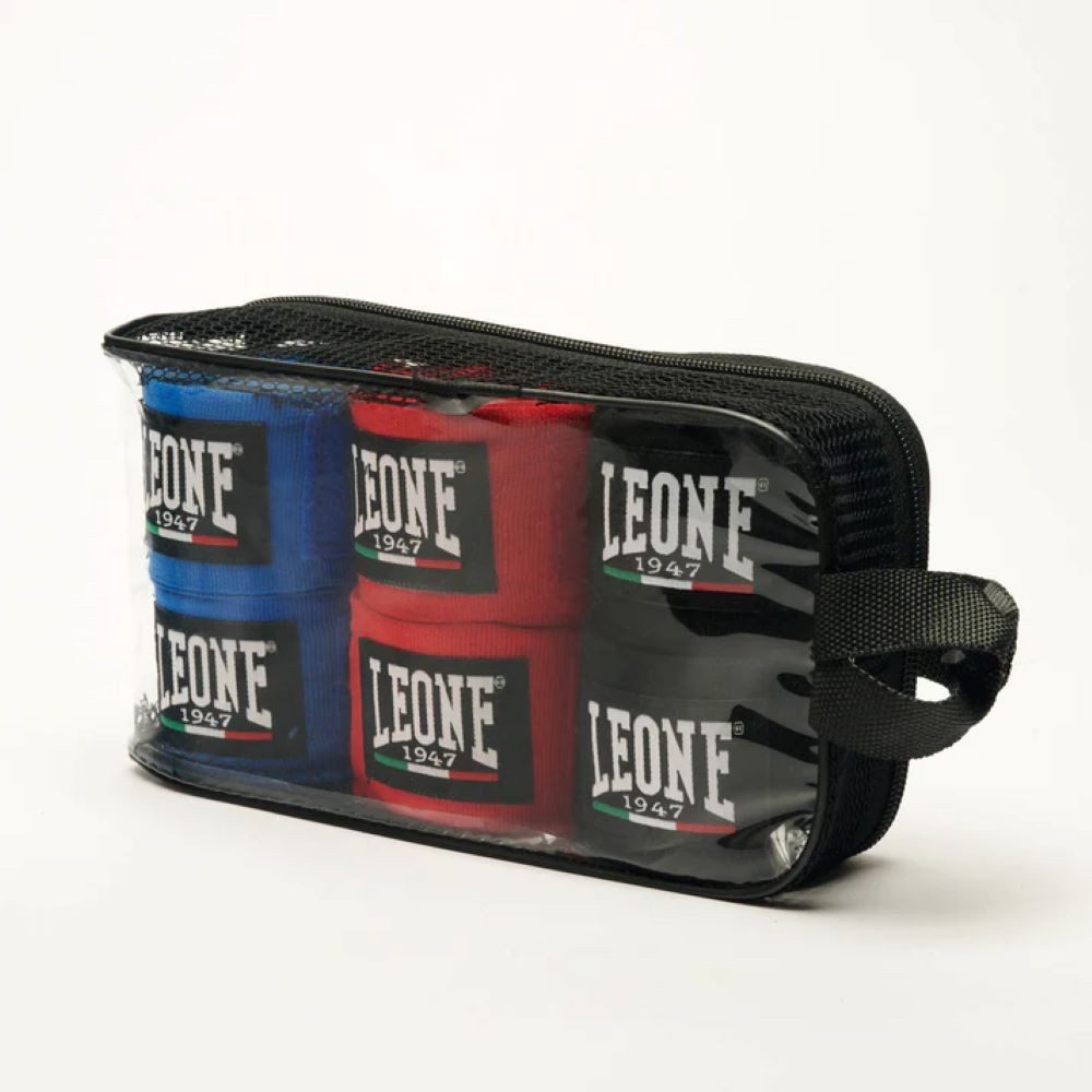 LEONE 1947 Boxbandagen LEONE PACK x 3 HAND WRAPS-Boxbandagen 3er-Pack – Halbflexible