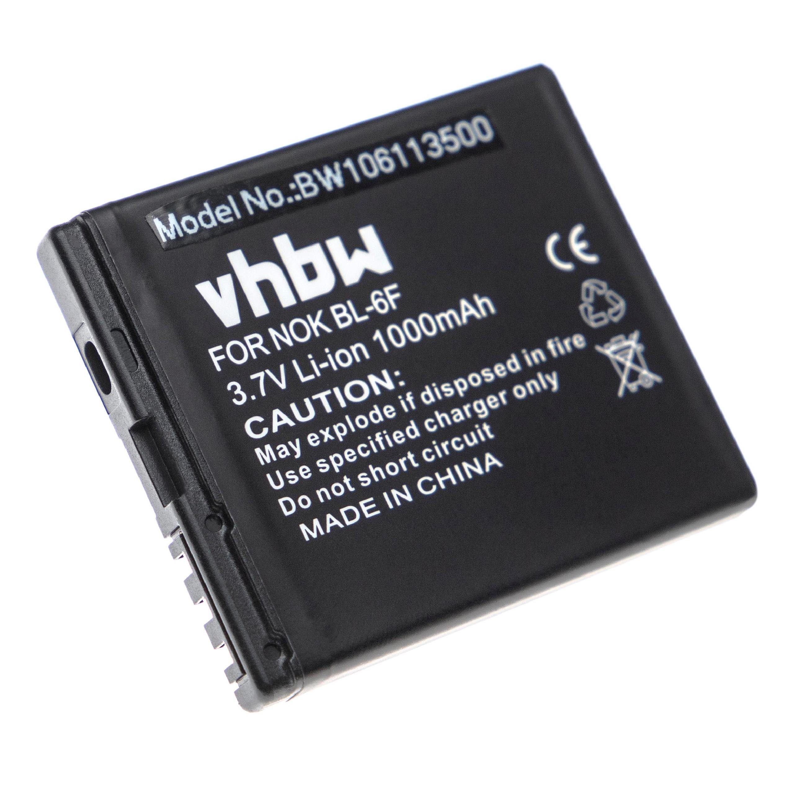 vhbw kompatibel mit Bea-fon SL550, SL450 Smartphone-Akku Li-Ion 1000 mAh (3,7 V)