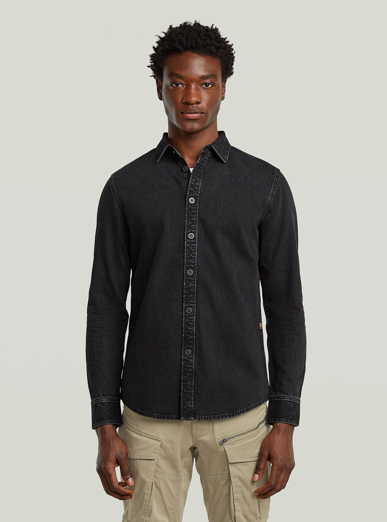 Langarmshirt Clean Slim Hemd