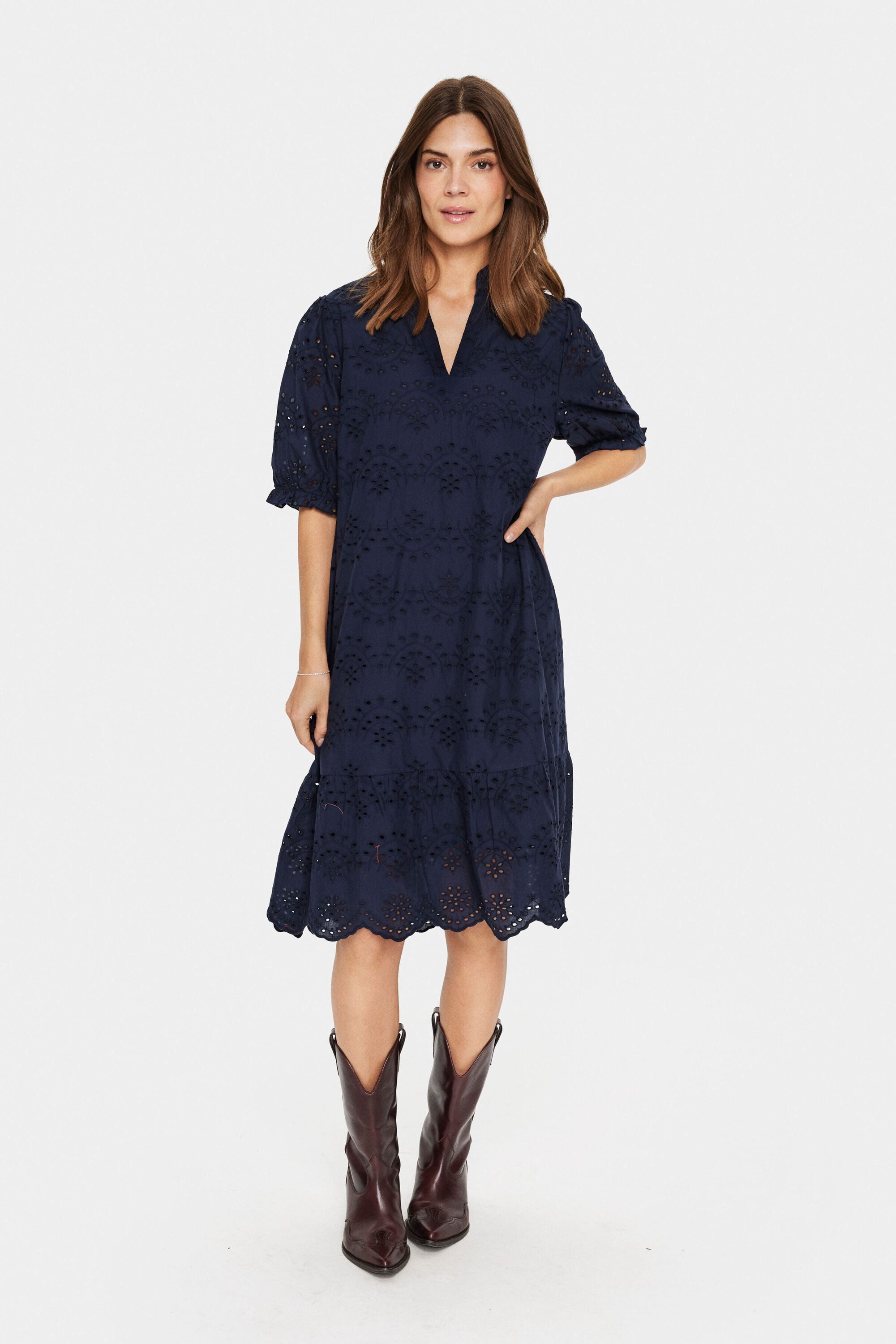 Saint Tropez Blusenkleid Kleid GeleksaSZ günstig online kaufen