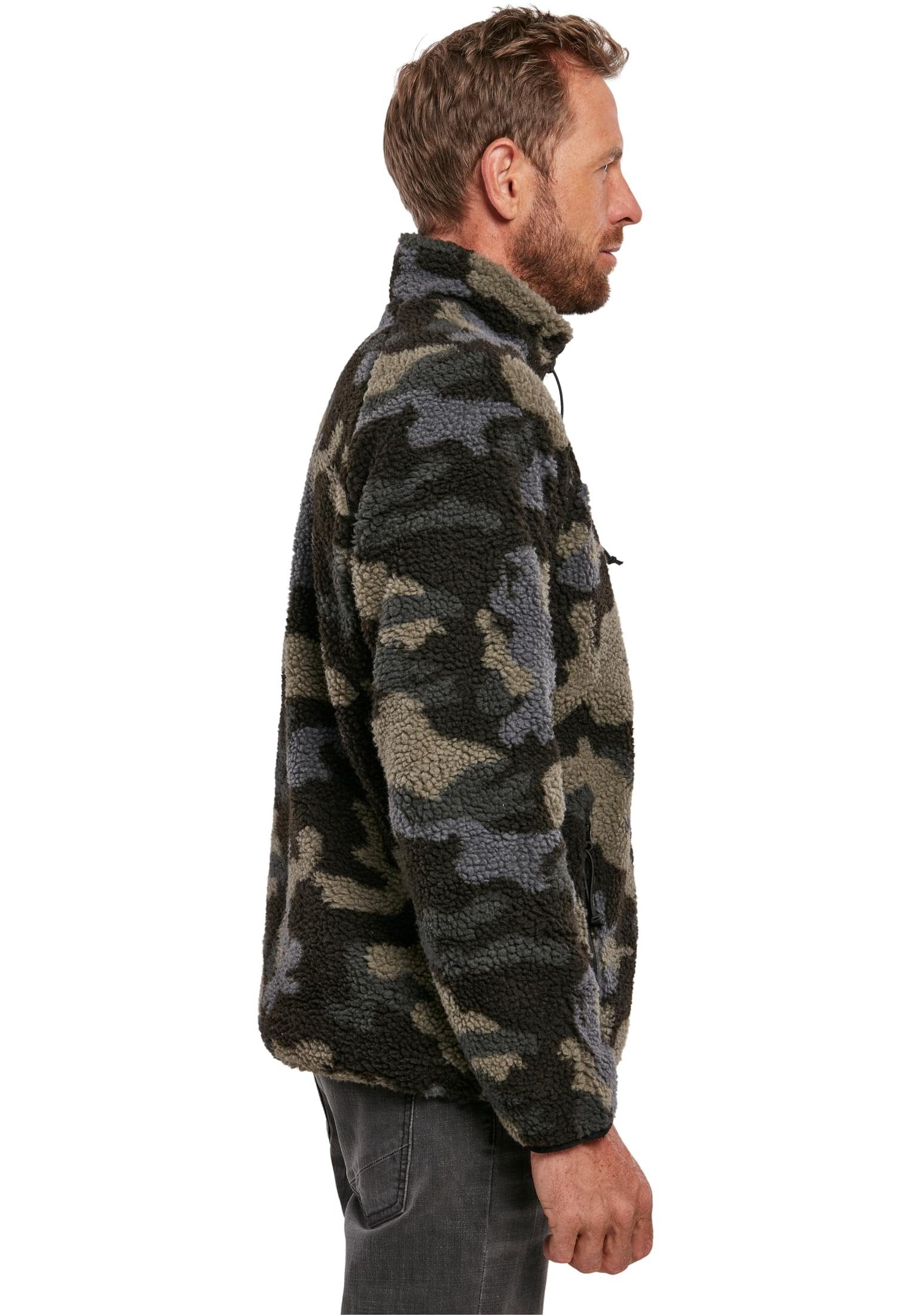 darkcamo (1-tlg) Herren Sweatjacke Troyer Brandit Teddyfleece