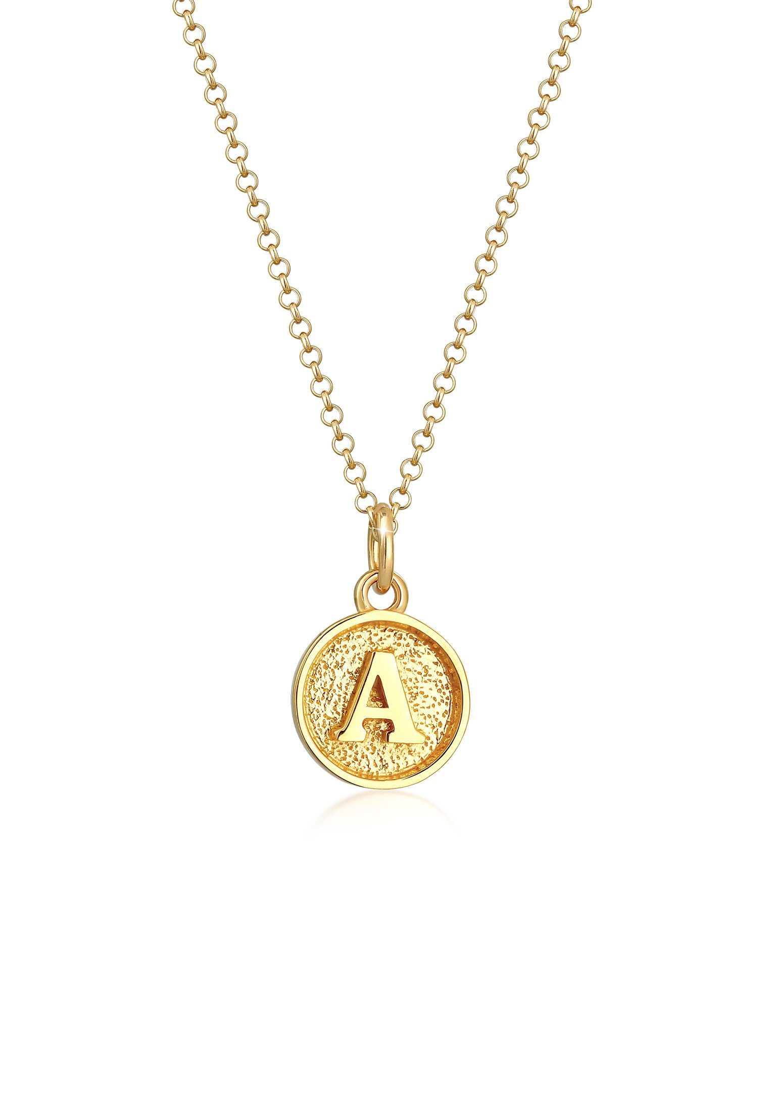 Elli Kette mit Anhänger Plättchen Vintage günstig online kaufen